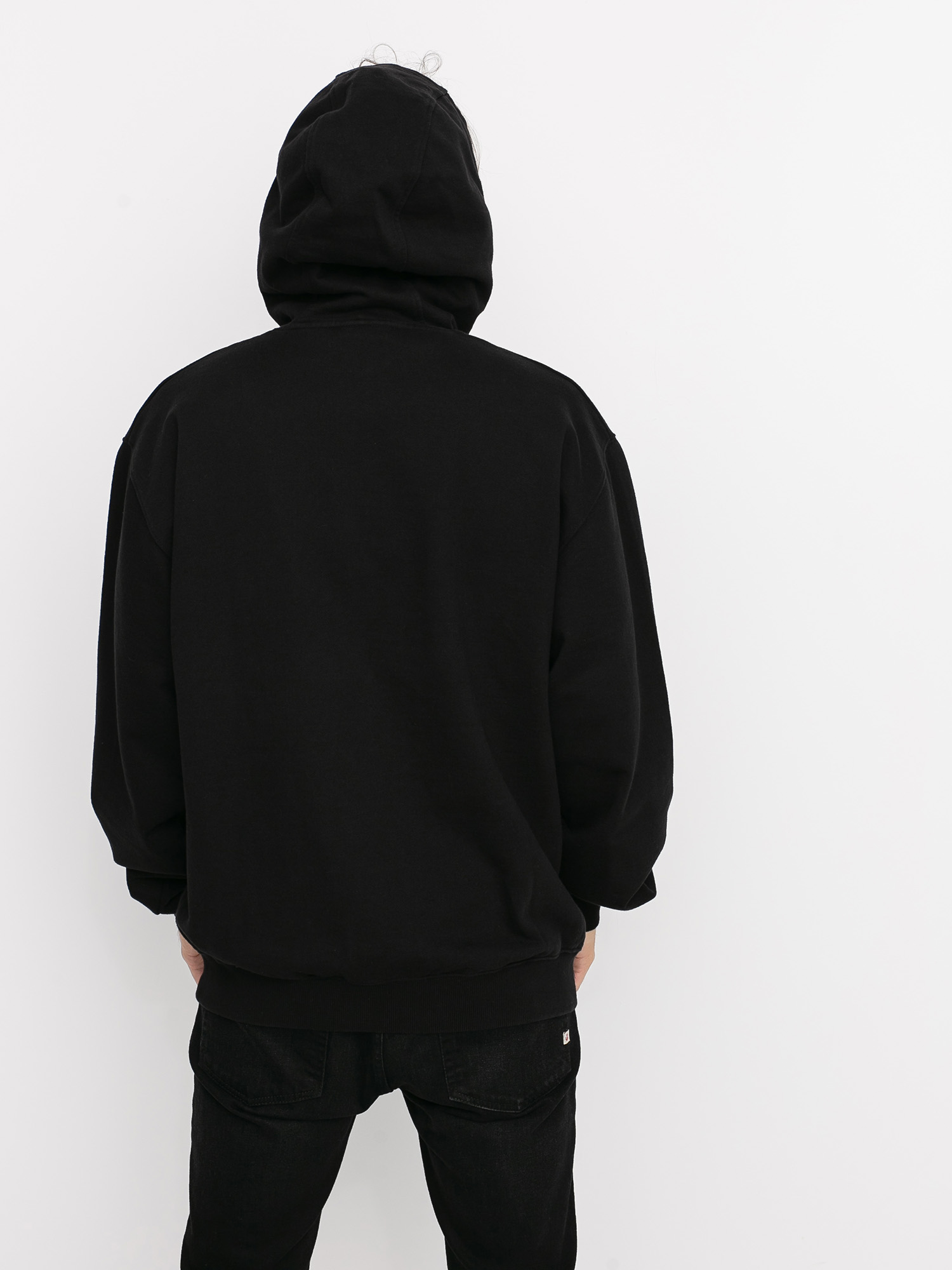 Bluza z kapturem Polar Skate Half Zip HD (black)