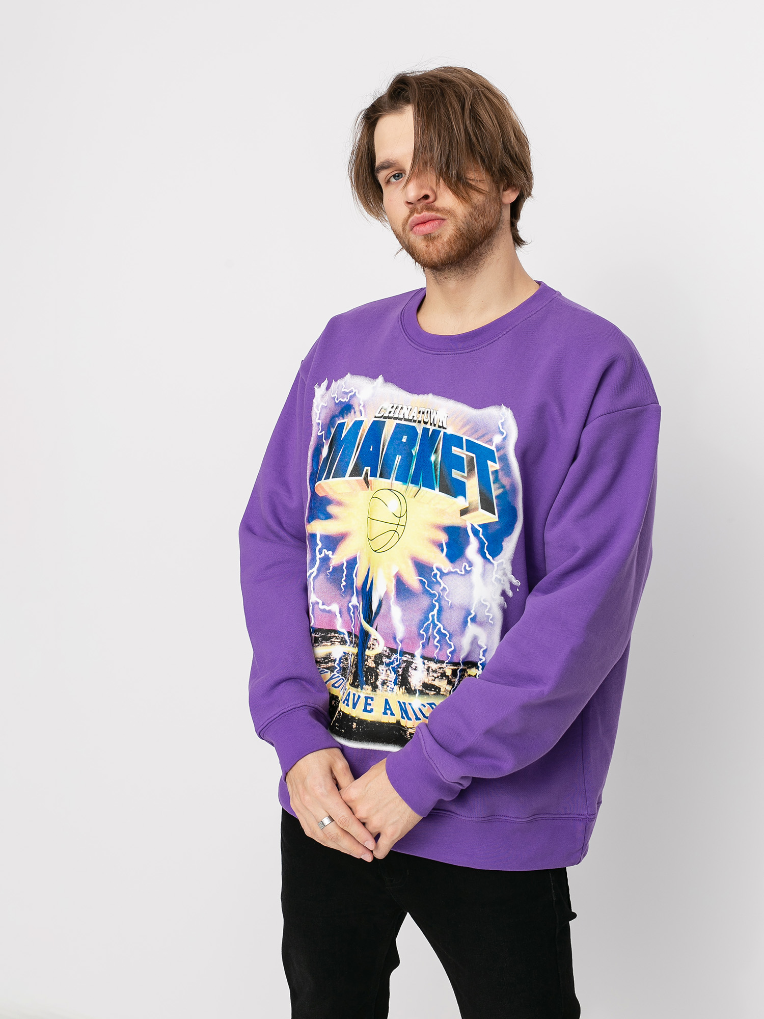 Bluza Chinatown Market Tornado (purple)