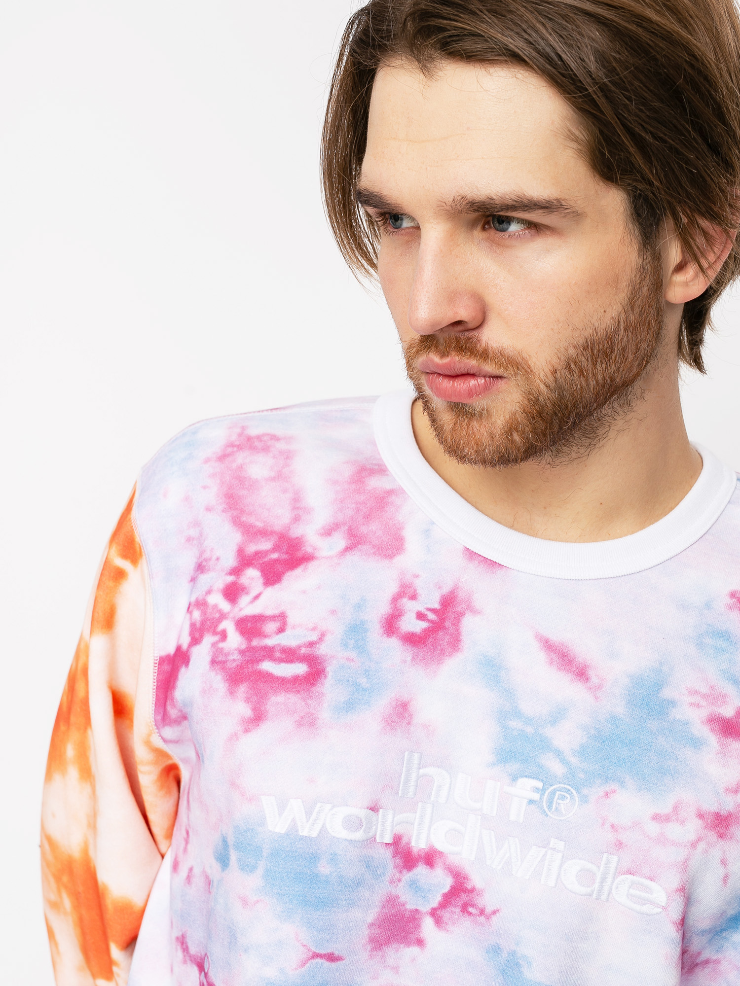 Bluza HUF Euphoria Crewneck (plastic pink)