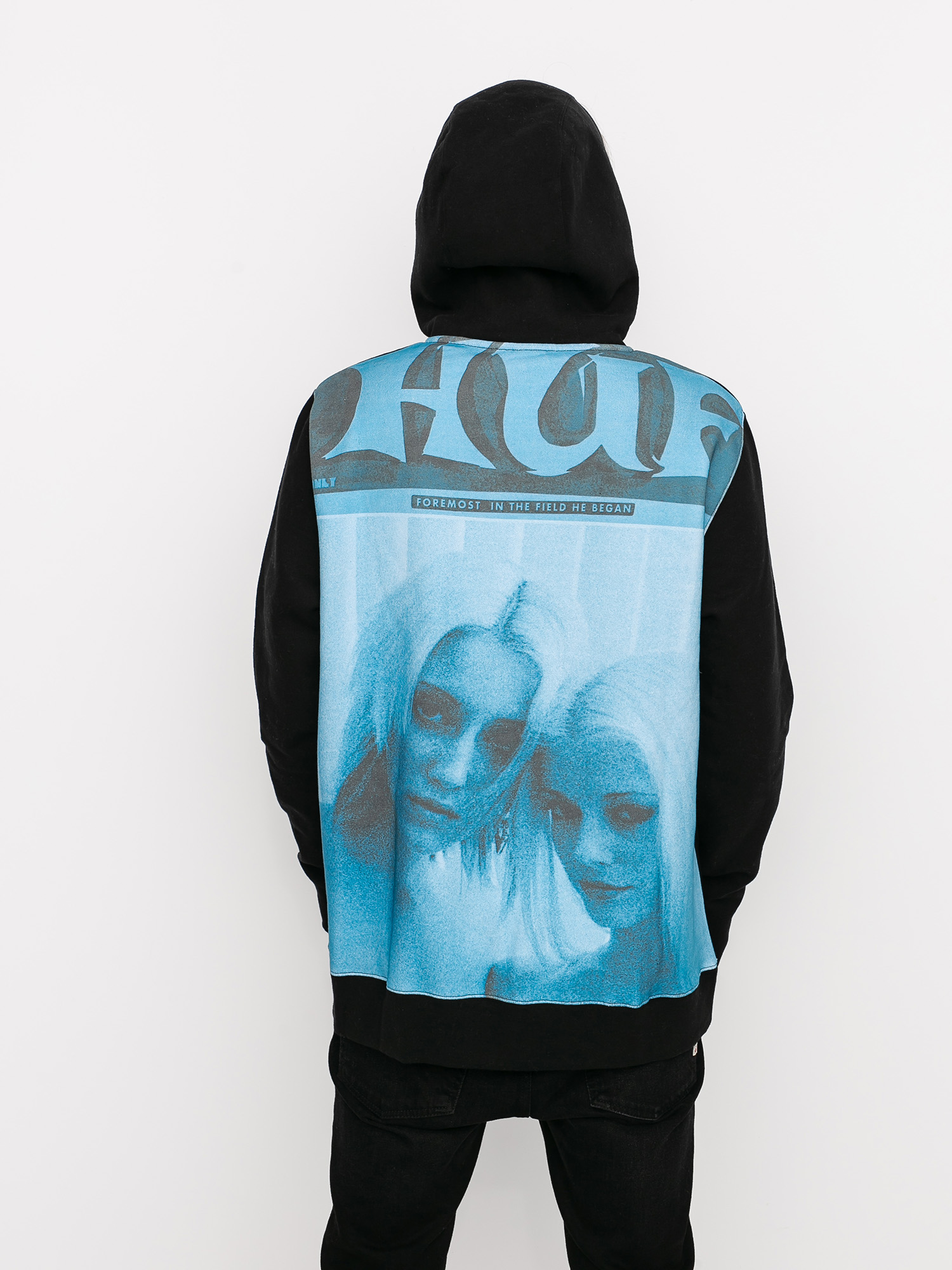 Bluza z kapturem HUF Vivid HD (black)