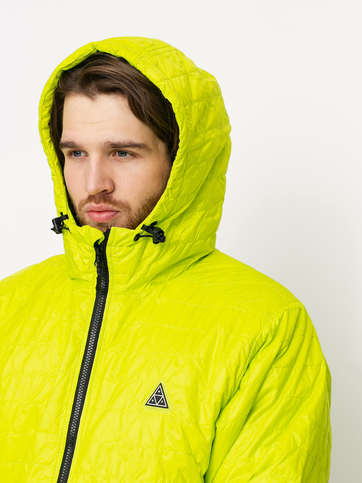 Kurtka HUF Polygon Quilted (bio lime)