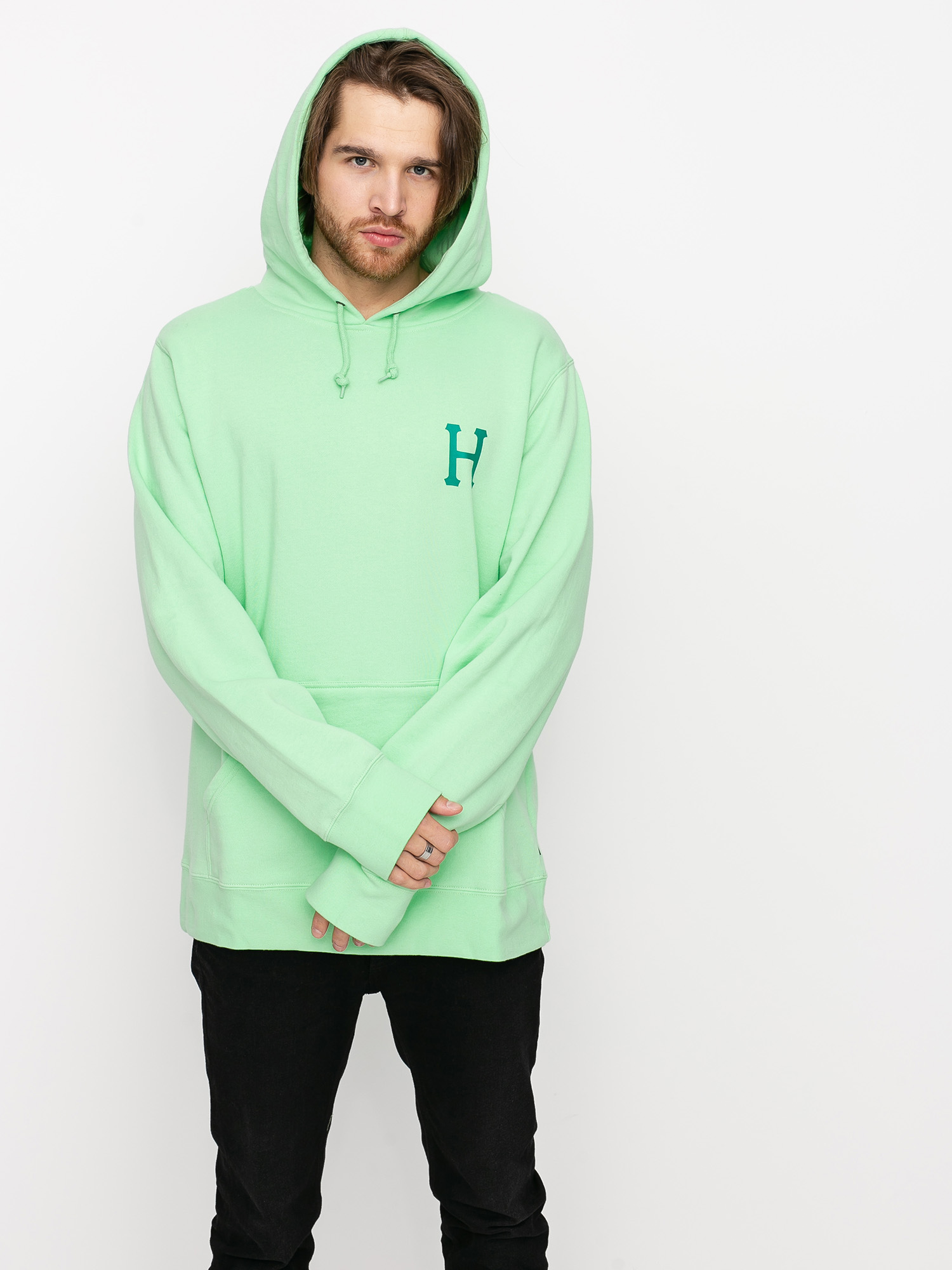 Bluza z kapturem HUF Planta HD (neo mint)