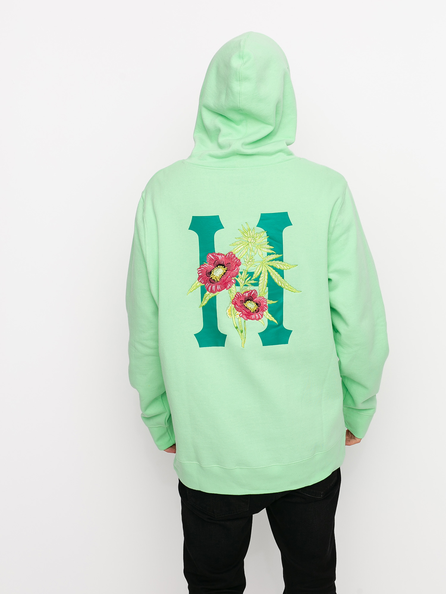 Bluza z kapturem HUF Planta HD (neo mint)