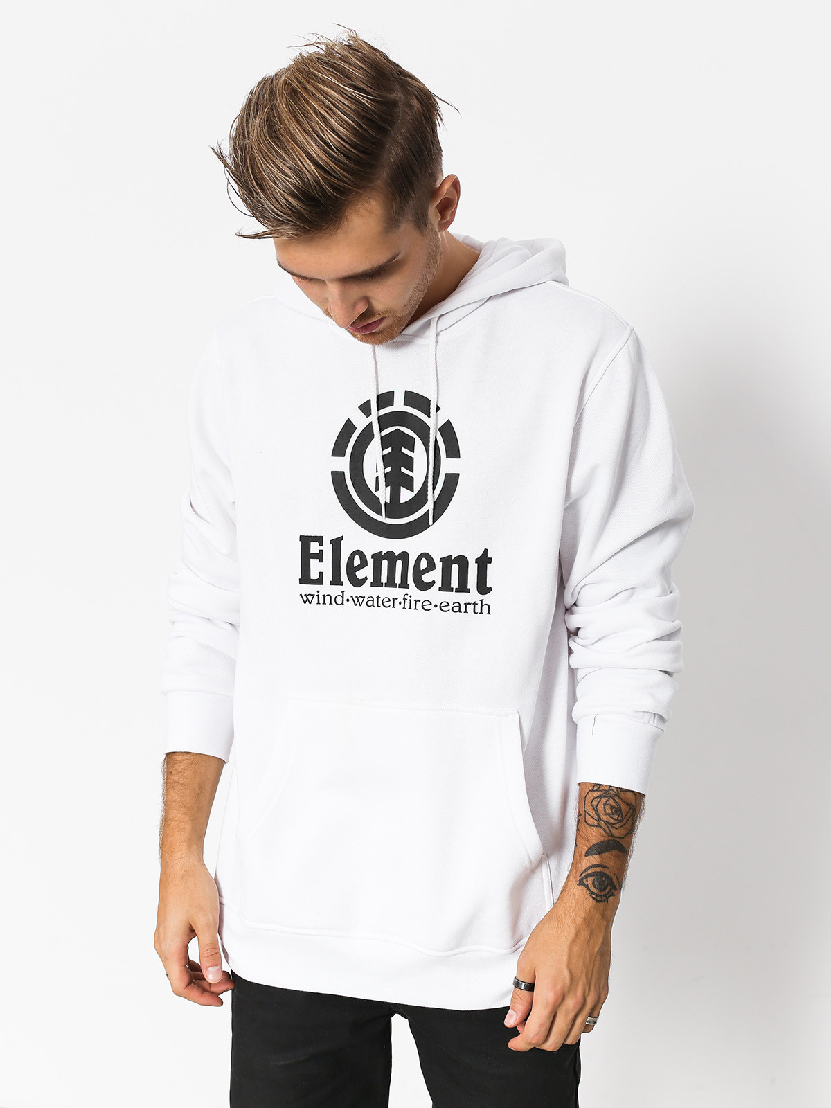 Bluza z kapturem Element Vertical HD (optic white)