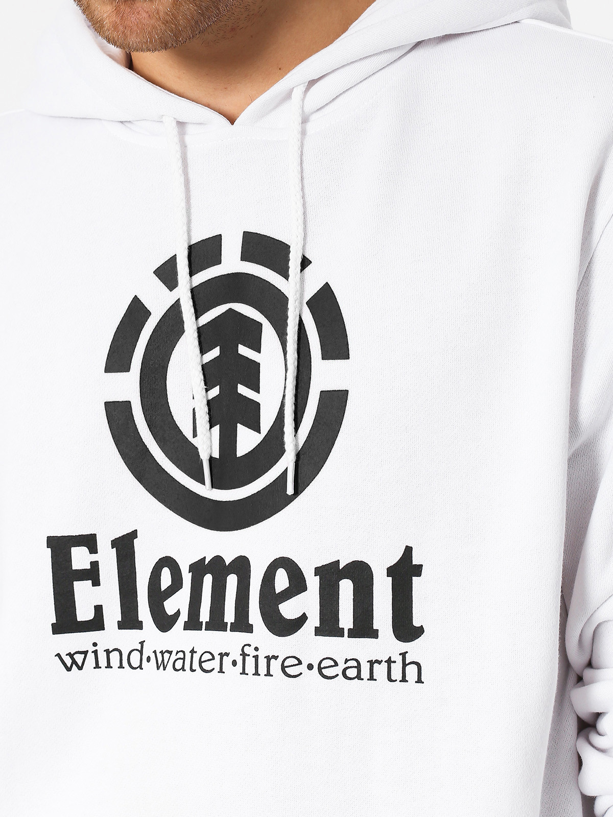 Bluza z kapturem Element Vertical HD (optic white)