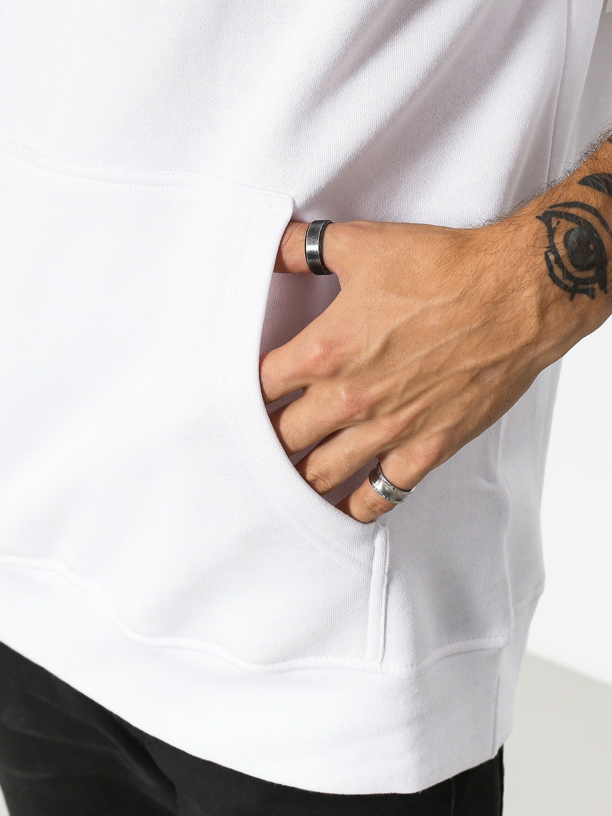 Bluza z kapturem Element Vertical HD (optic white)