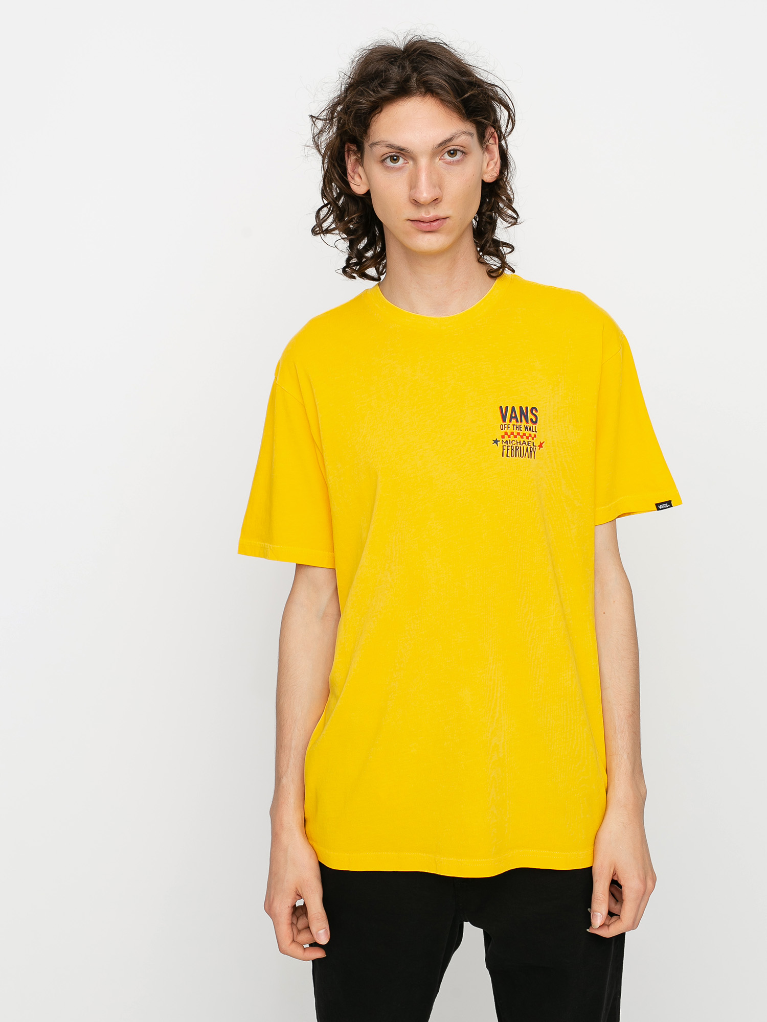 T-shirt Vans Mikey February (lemon chrome)