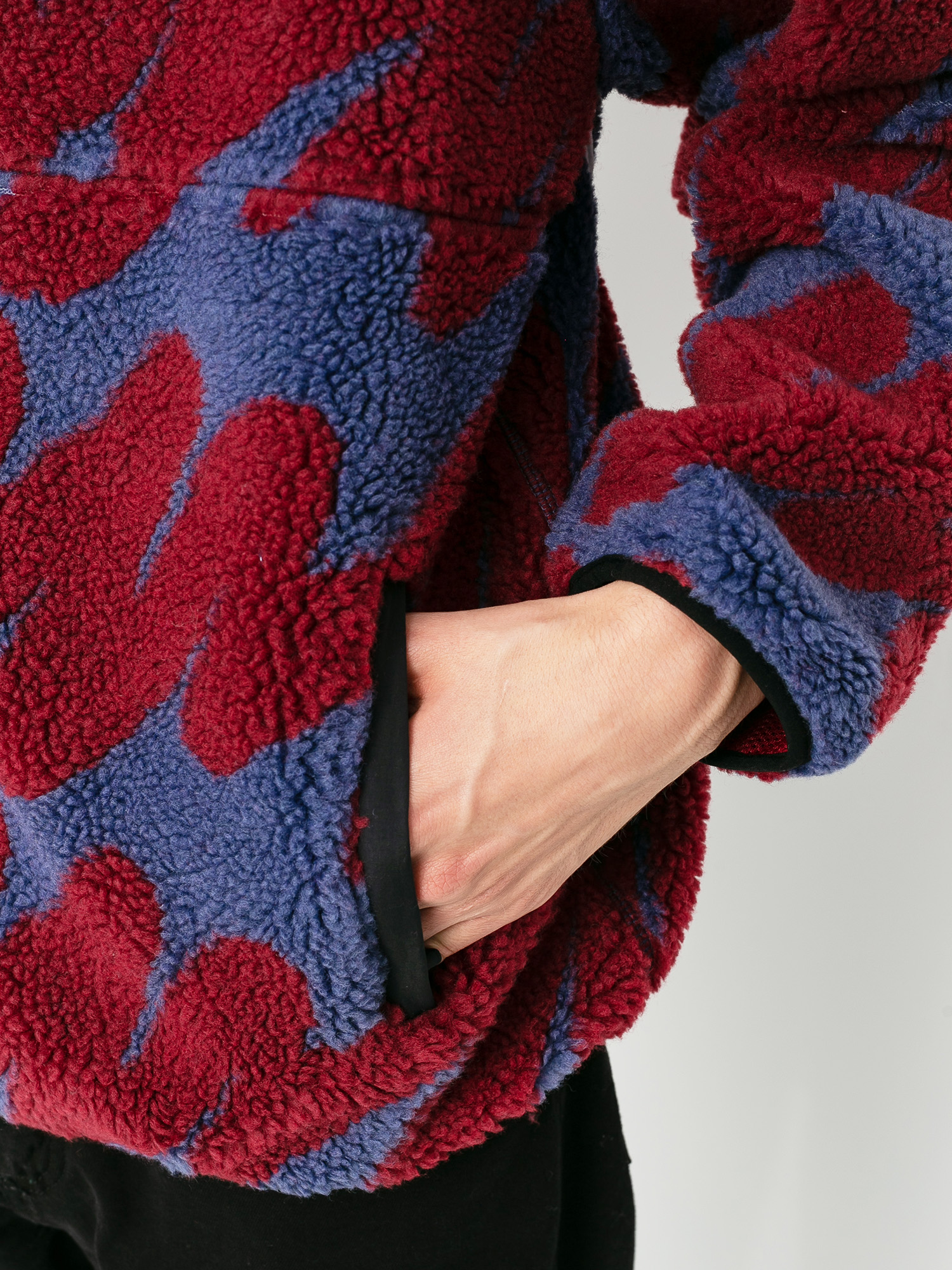 Kurtka OBEY Hense sherpa (purple multi)
