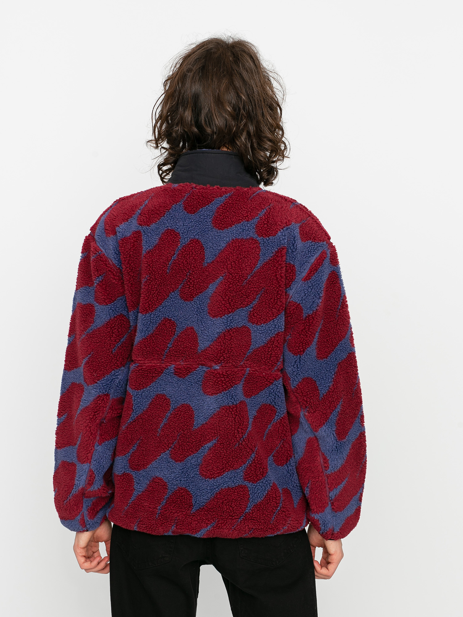 Kurtka OBEY Hense sherpa (purple multi)