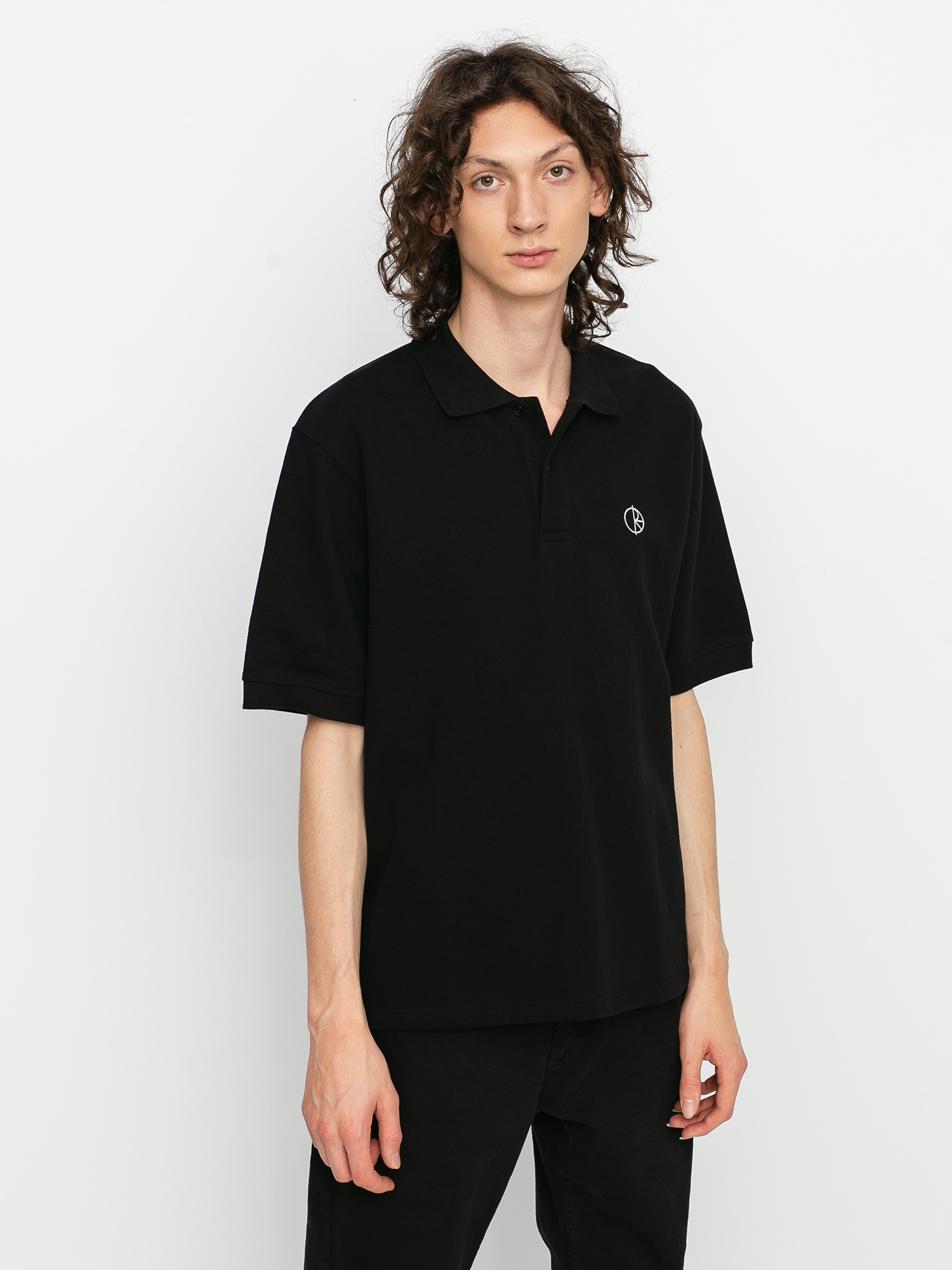 Polo Polar Skate Pique (black)