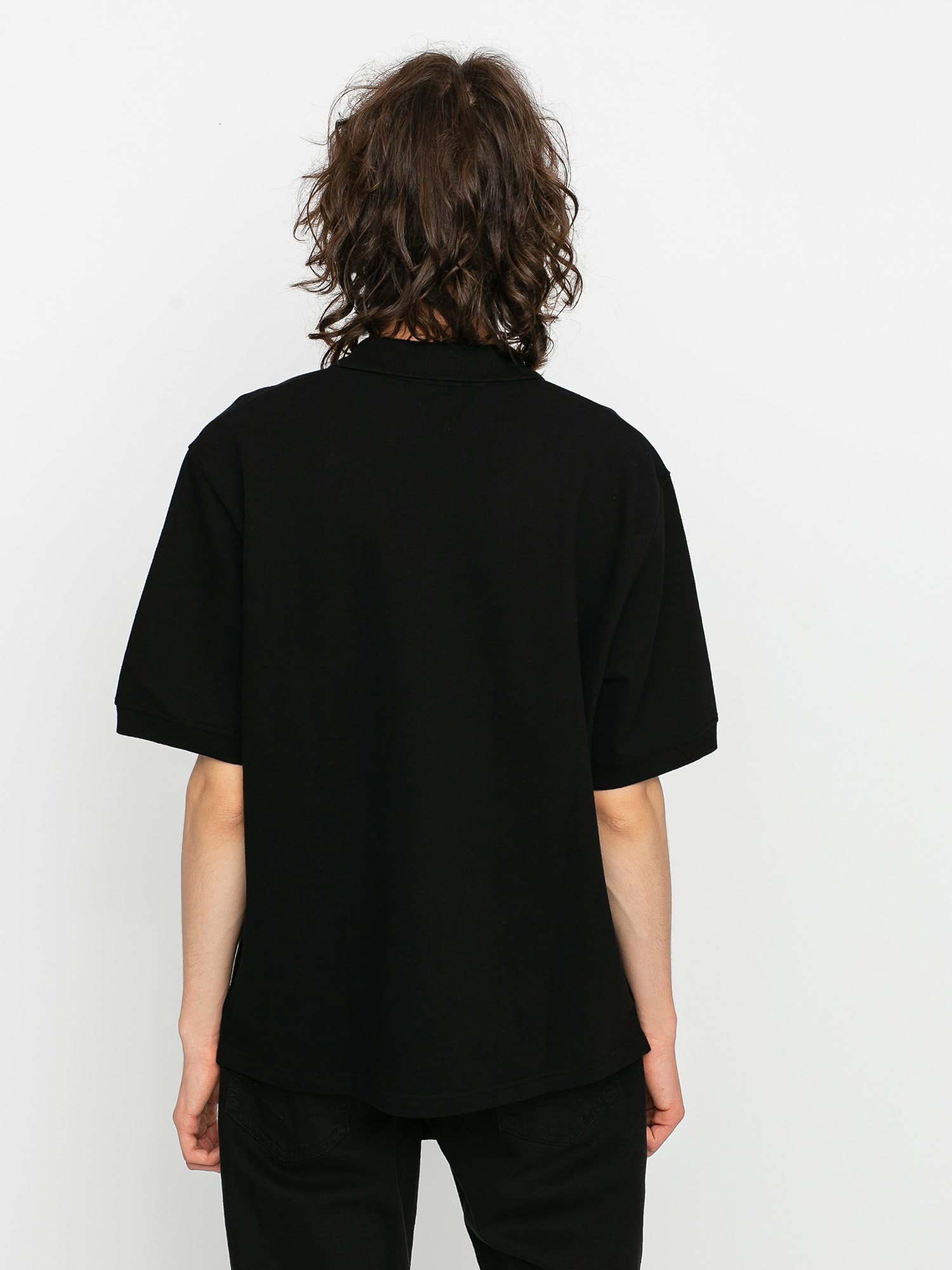 Polo Polar Skate Pique (black)