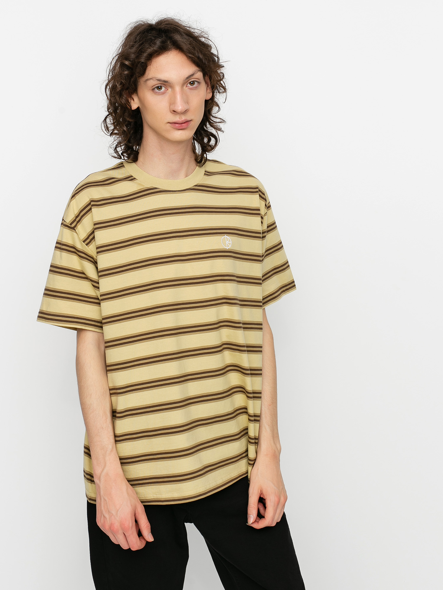 T-shirt Polar Skate Stripe (sand)