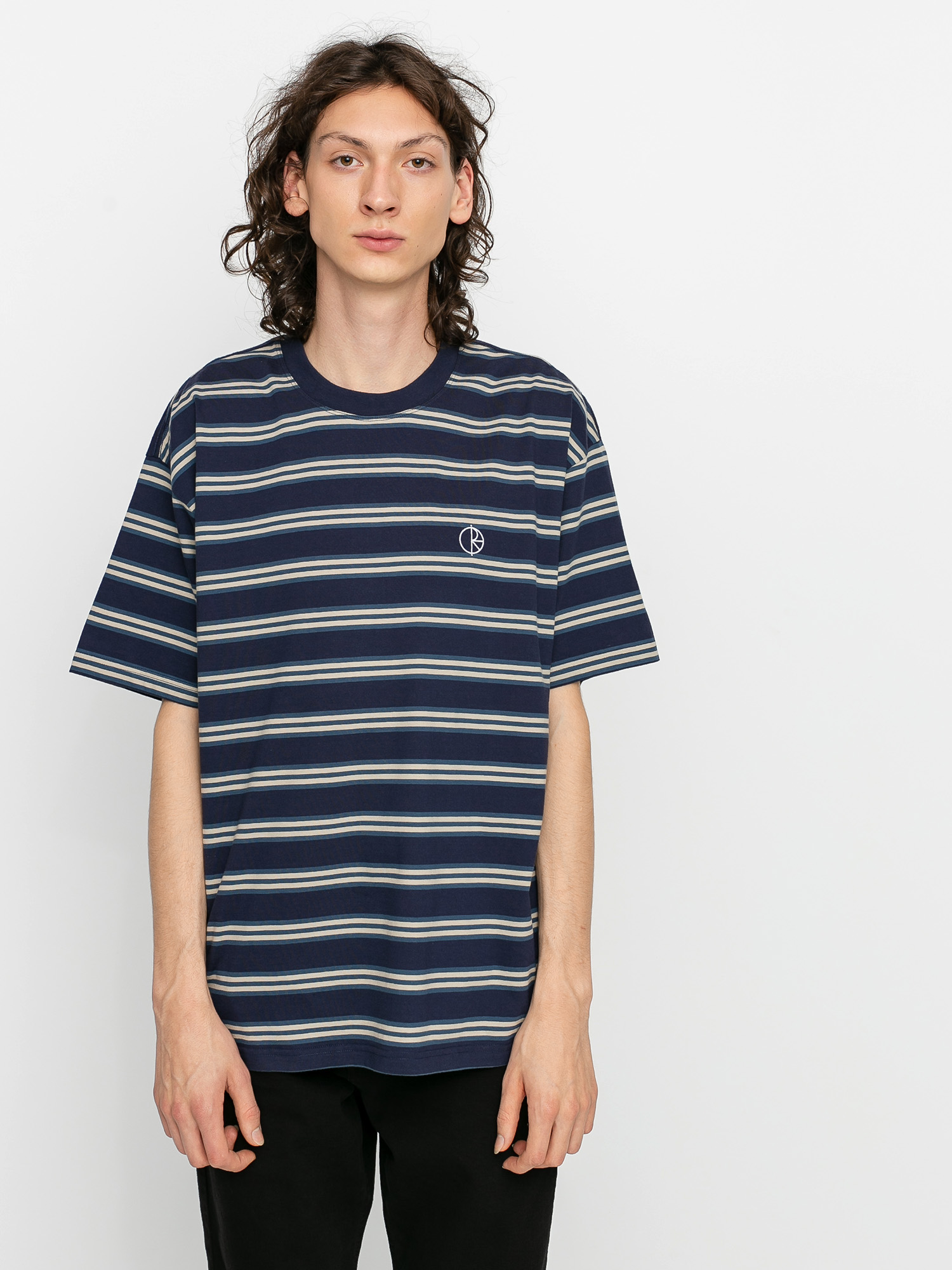 T-shirt Polar Skate Stripe (navy)