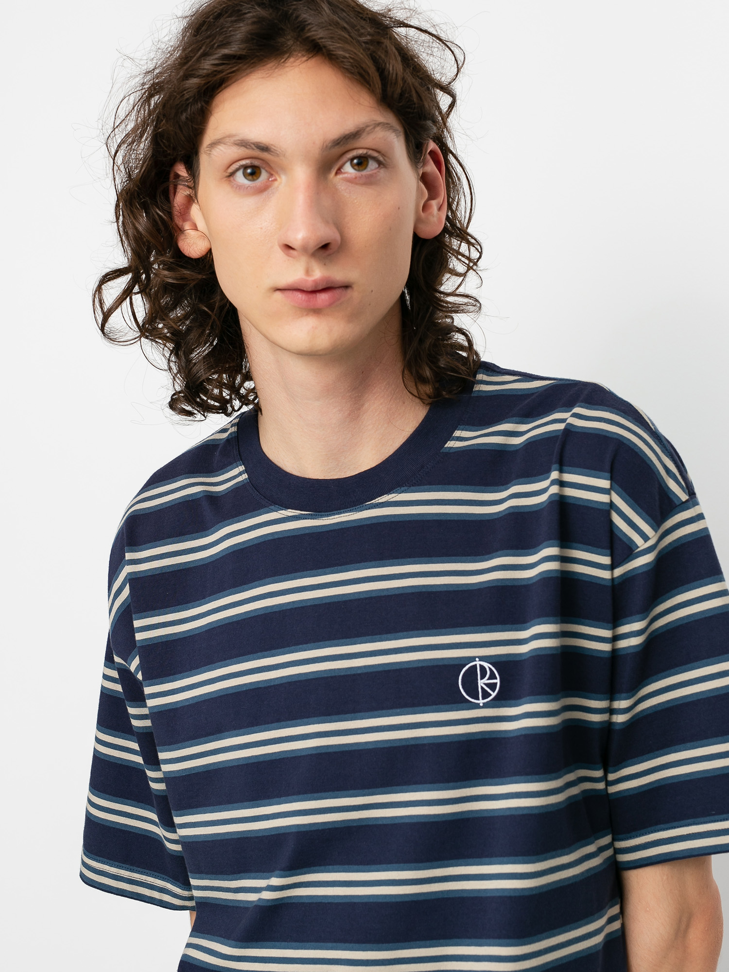 T-shirt Polar Skate Stripe (navy)