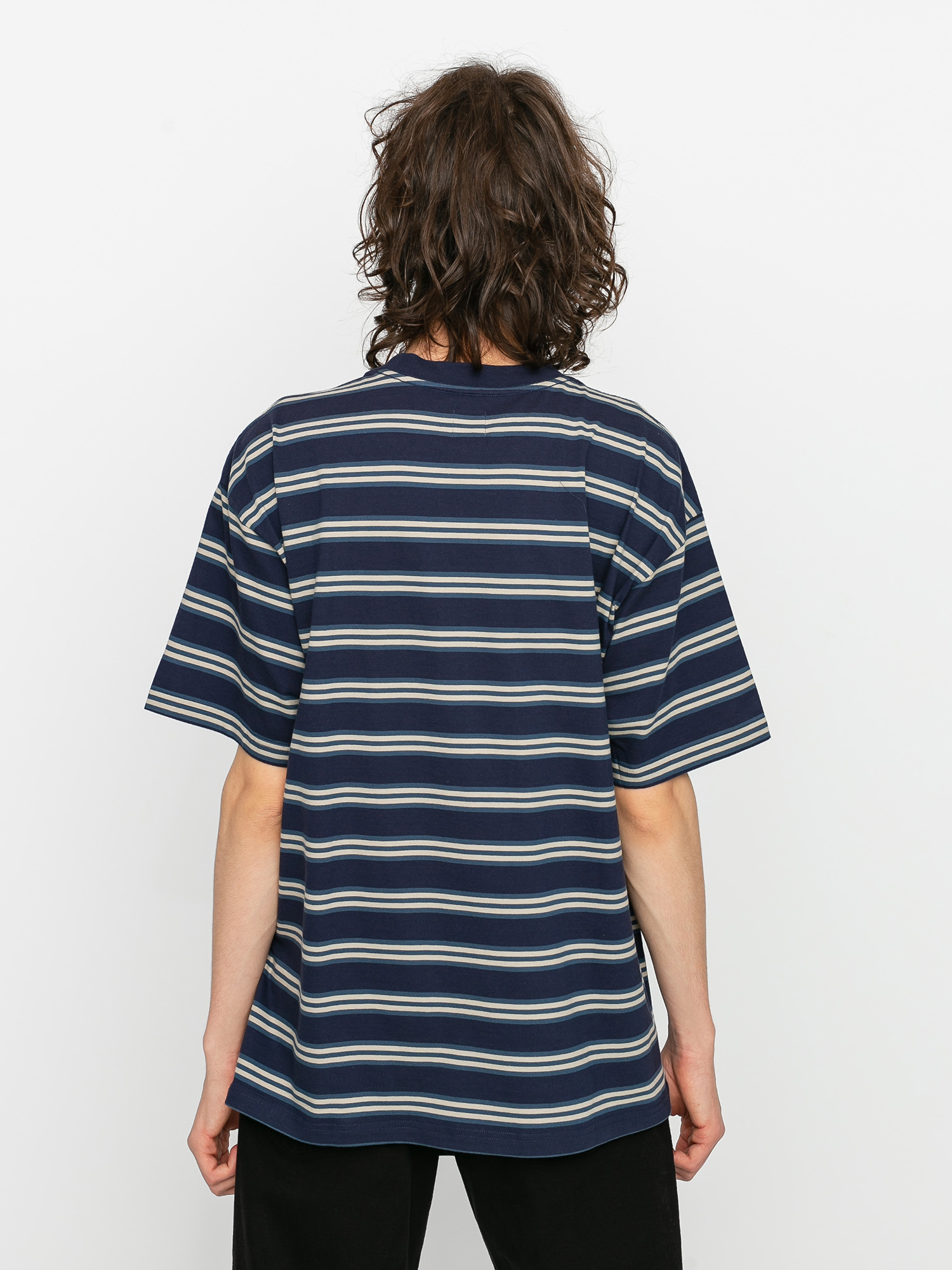 T-shirt Polar Skate Stripe (navy)