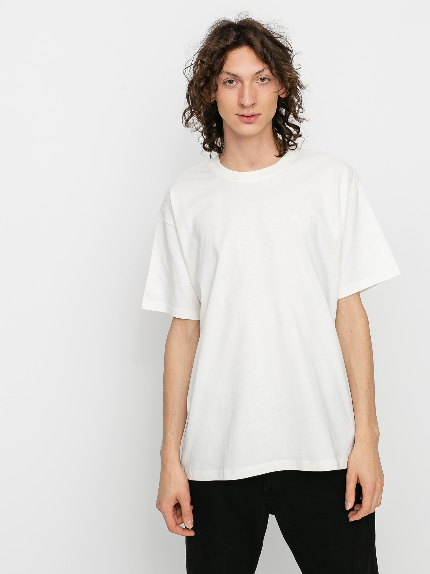 T-shirt Polar Skate Script (cloud white)