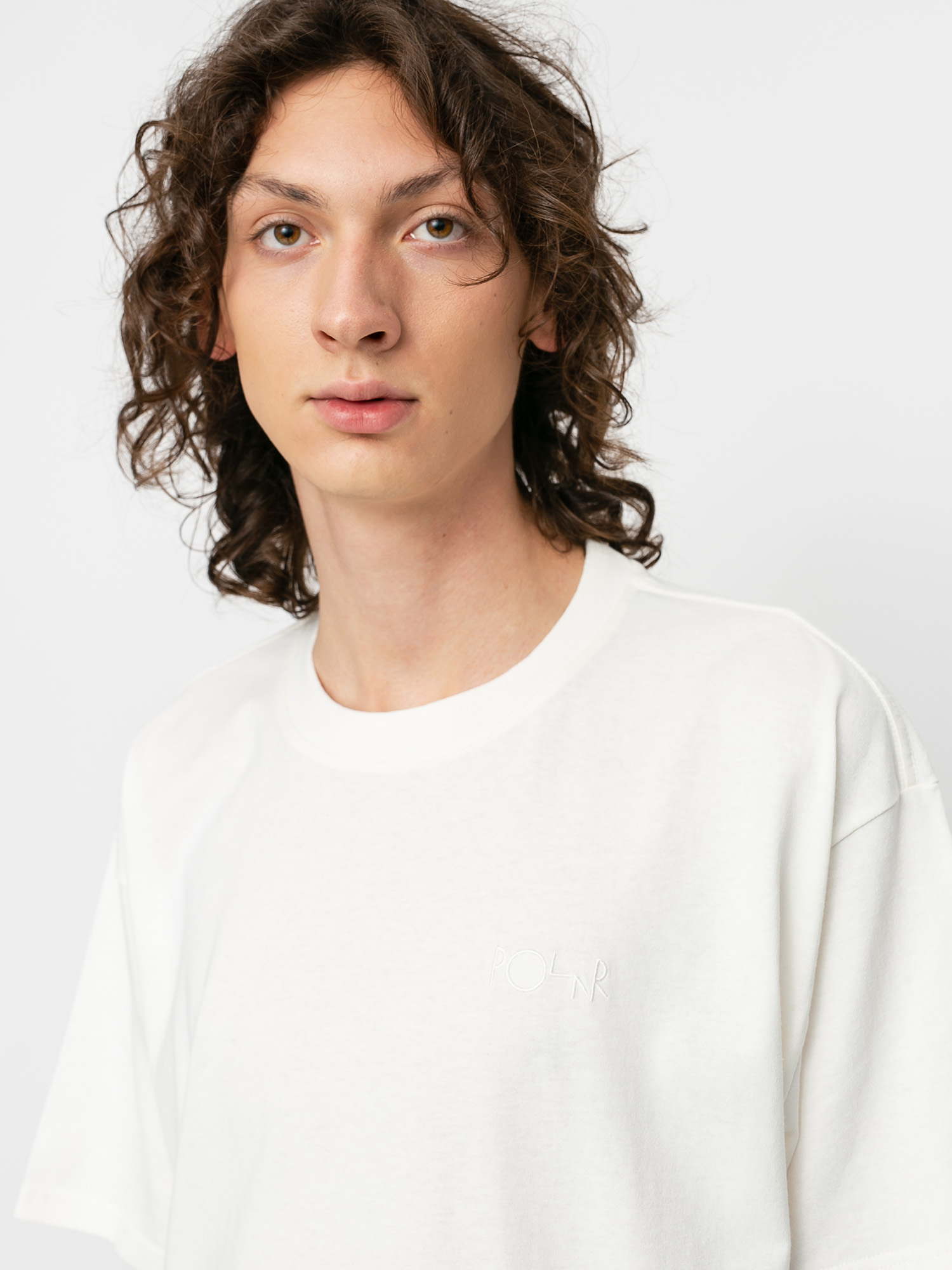 T-shirt Polar Skate Script (cloud white)