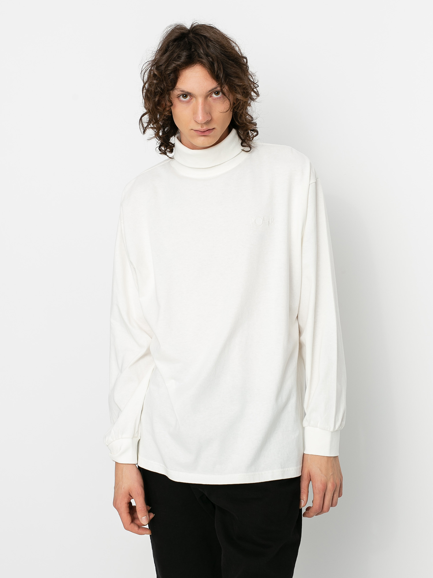 Longsleeve Polar Skate Script Turtleneck (cloud white)