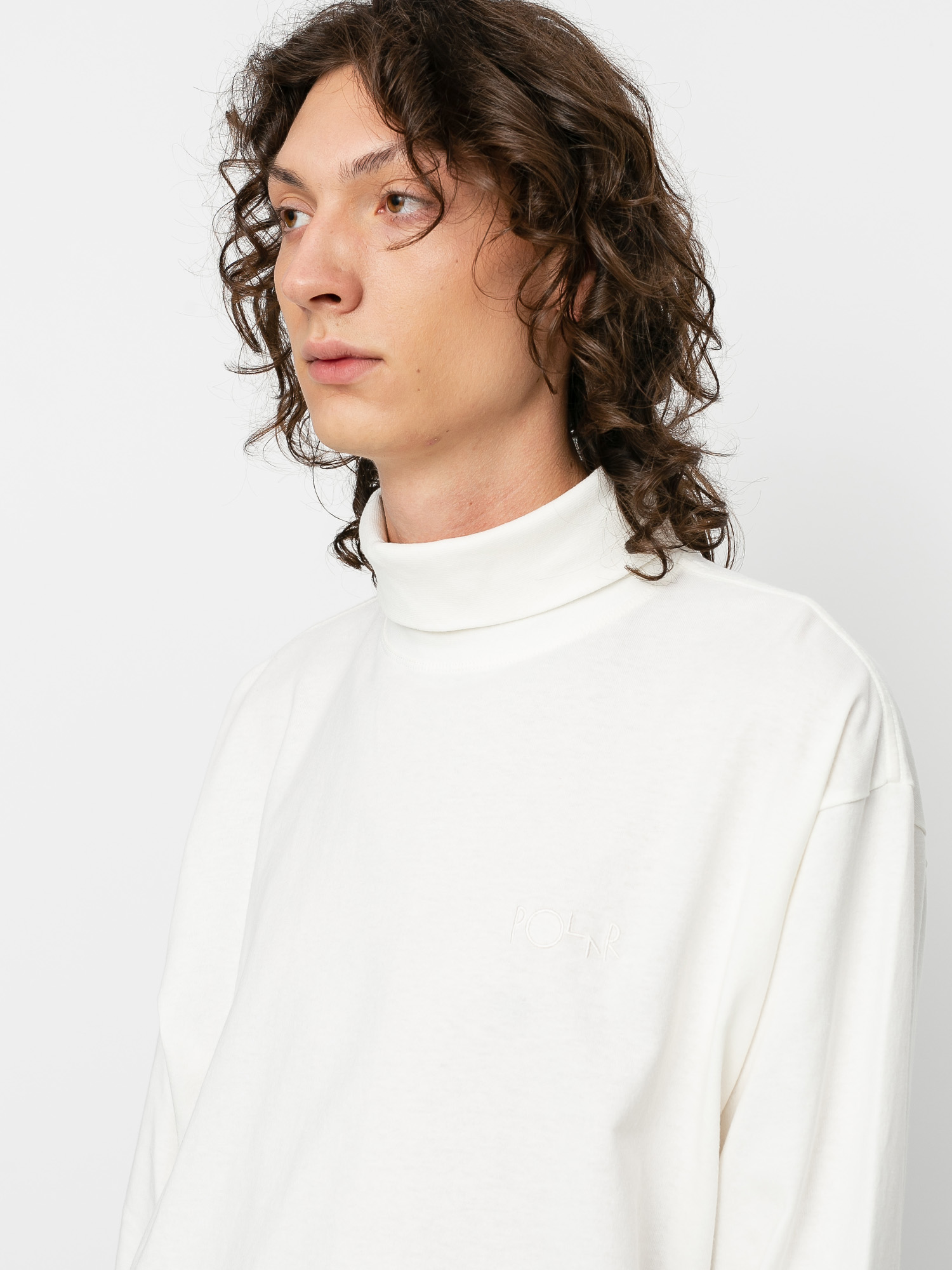 Longsleeve Polar Skate Script Turtleneck (cloud white)