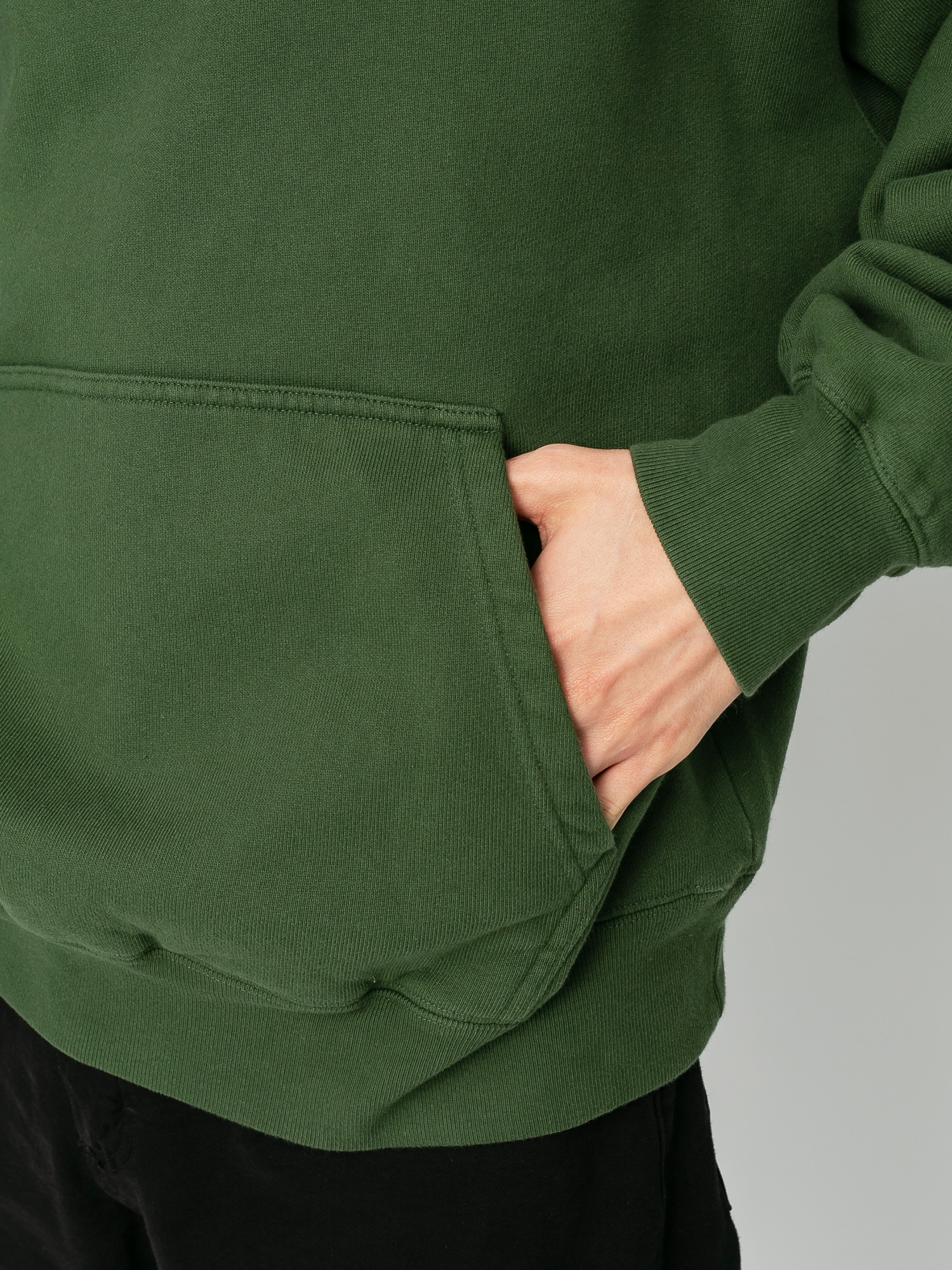 Bluza z kapturem Polar Skate Patch HD (hunter green)