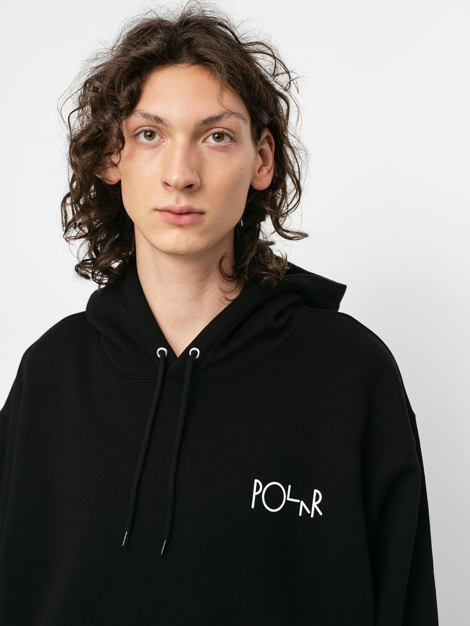 Bluza z kapturem Polar Skate Moth House HD (black)