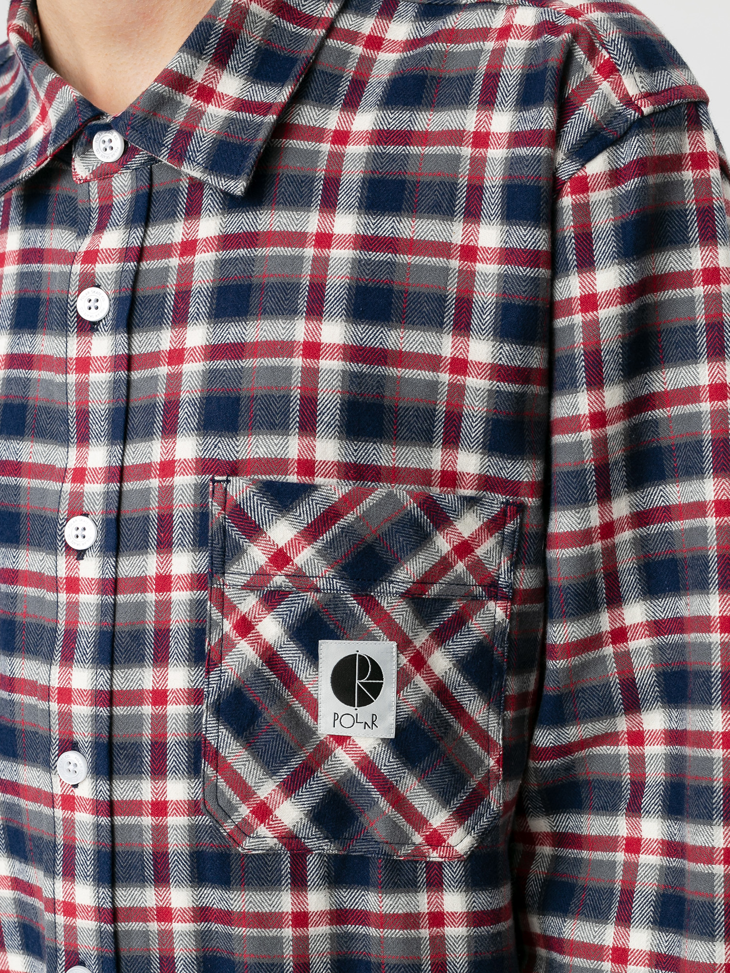 Koszula Polar Skate Flannel (navy/red)
