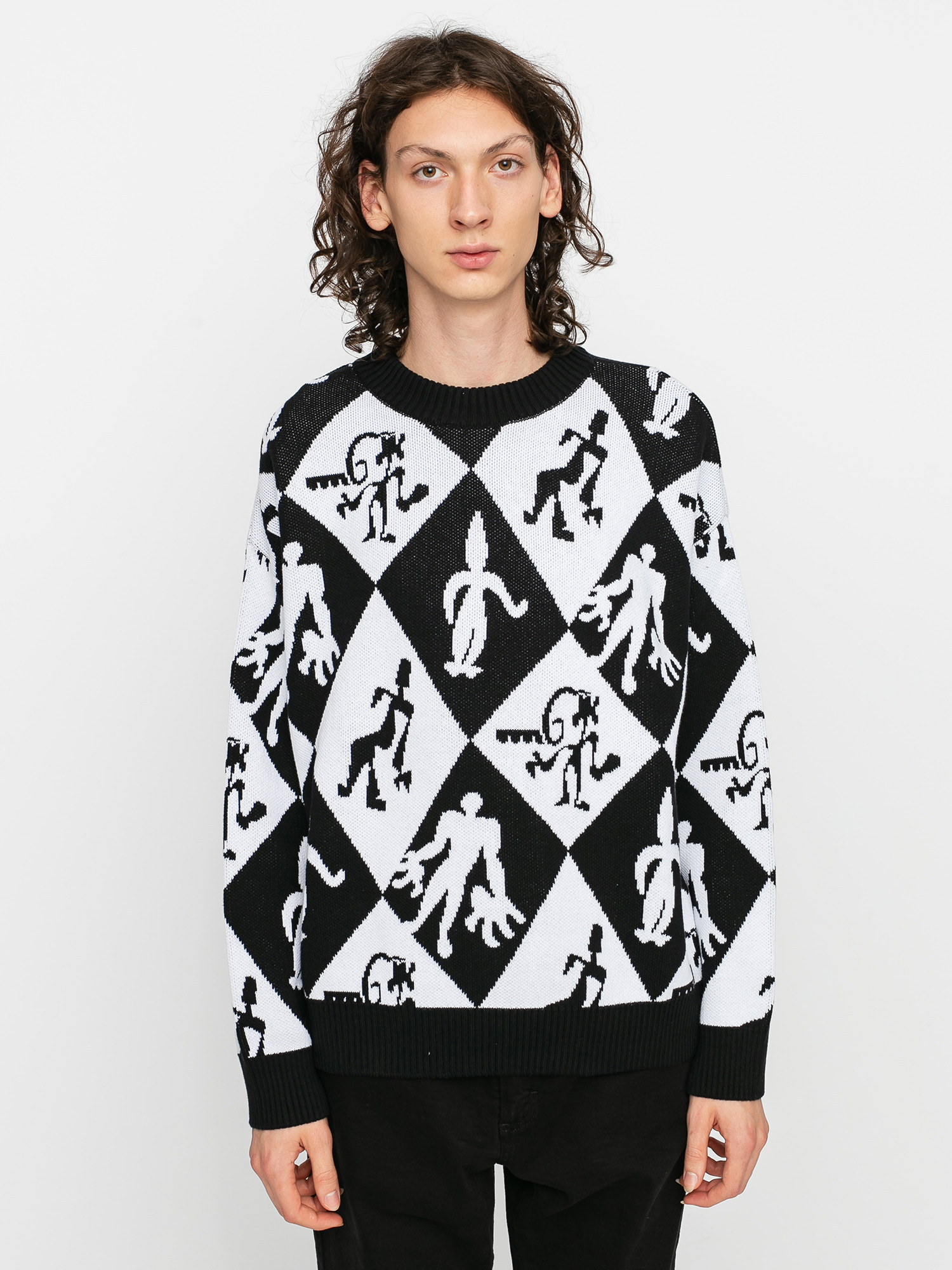 Sweter Polar Skate Emile Knit (black)