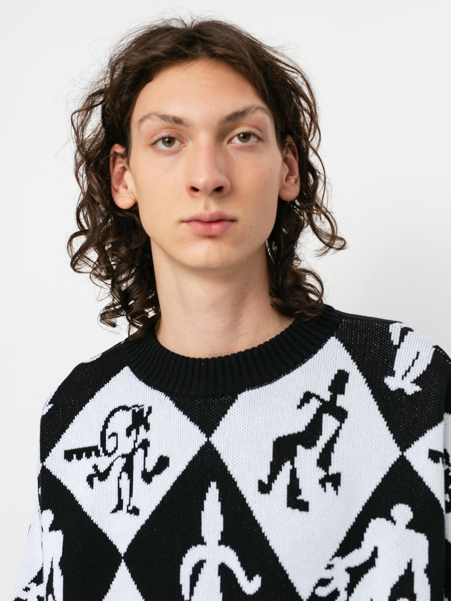 Sweter Polar Skate Emile Knit (black)