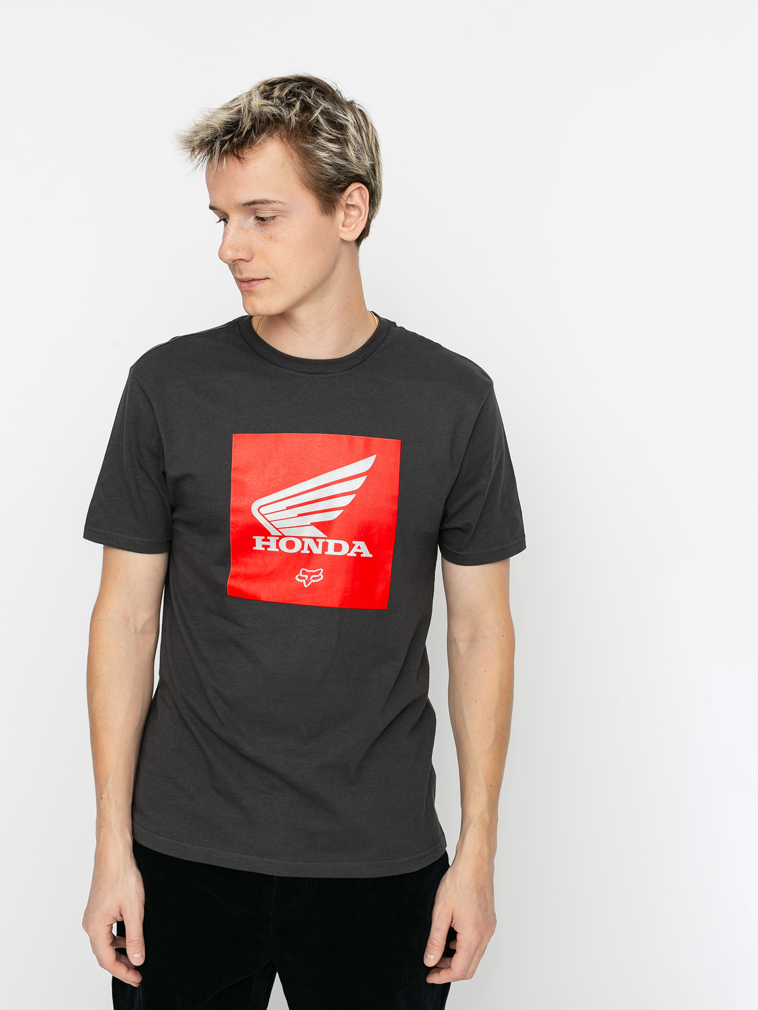 T-shirt Fox Honda Premium Update (blk vin)