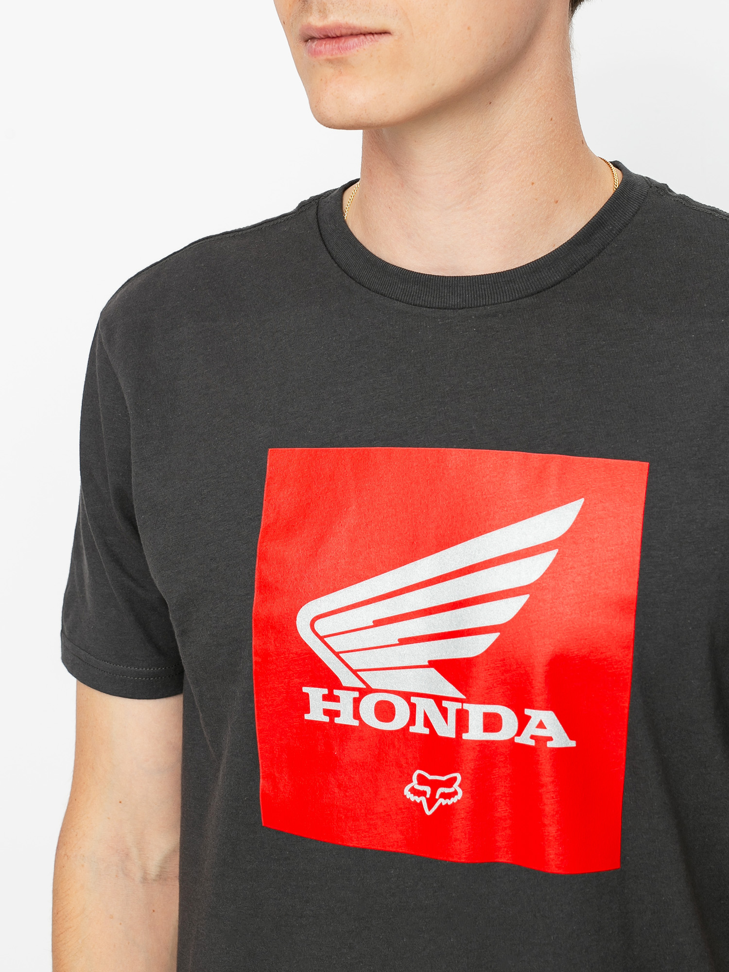 T-shirt Fox Honda Premium Update (blk vin)