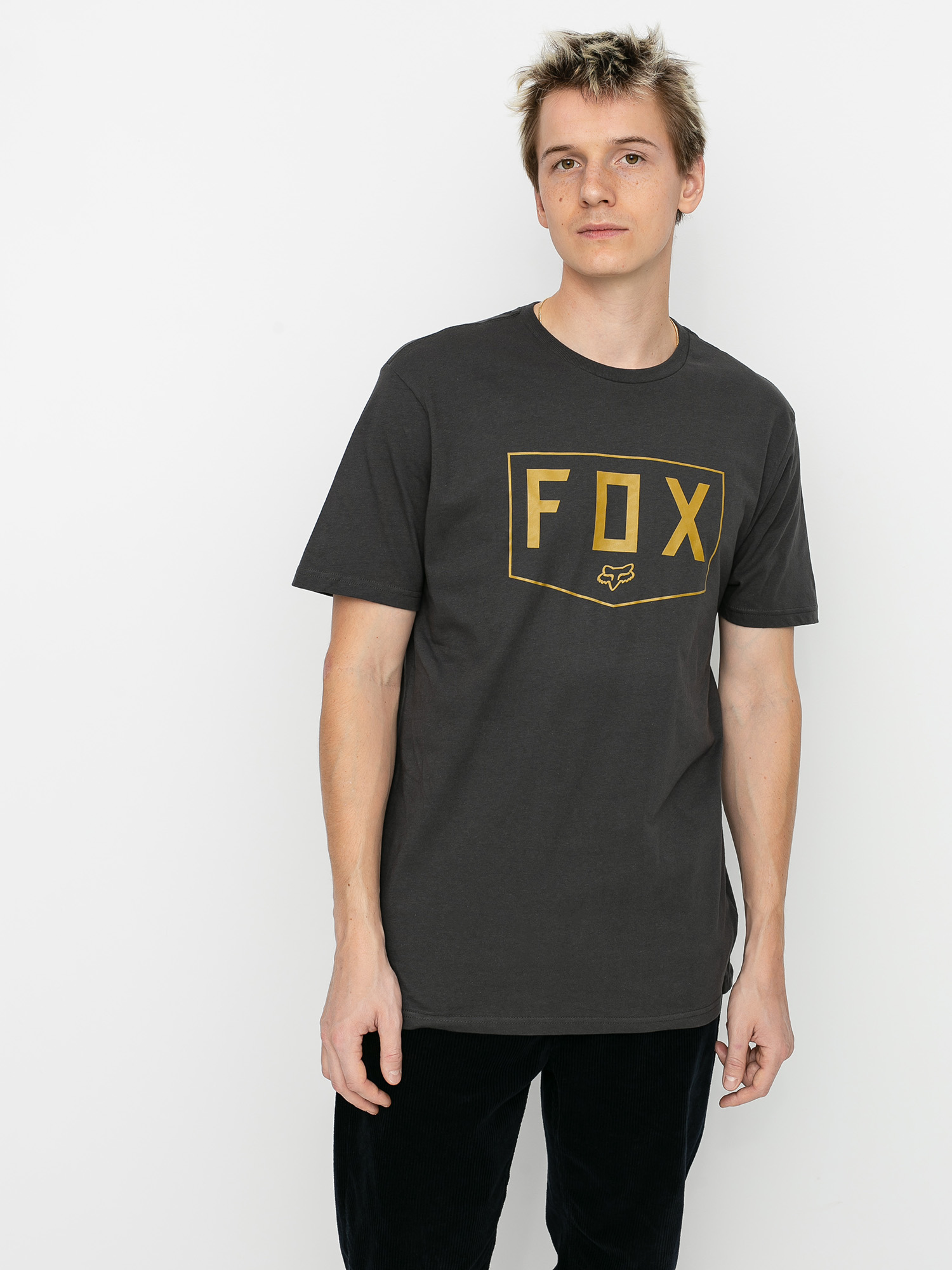 T-shirt Fox Shield Premium (blk/gld)
