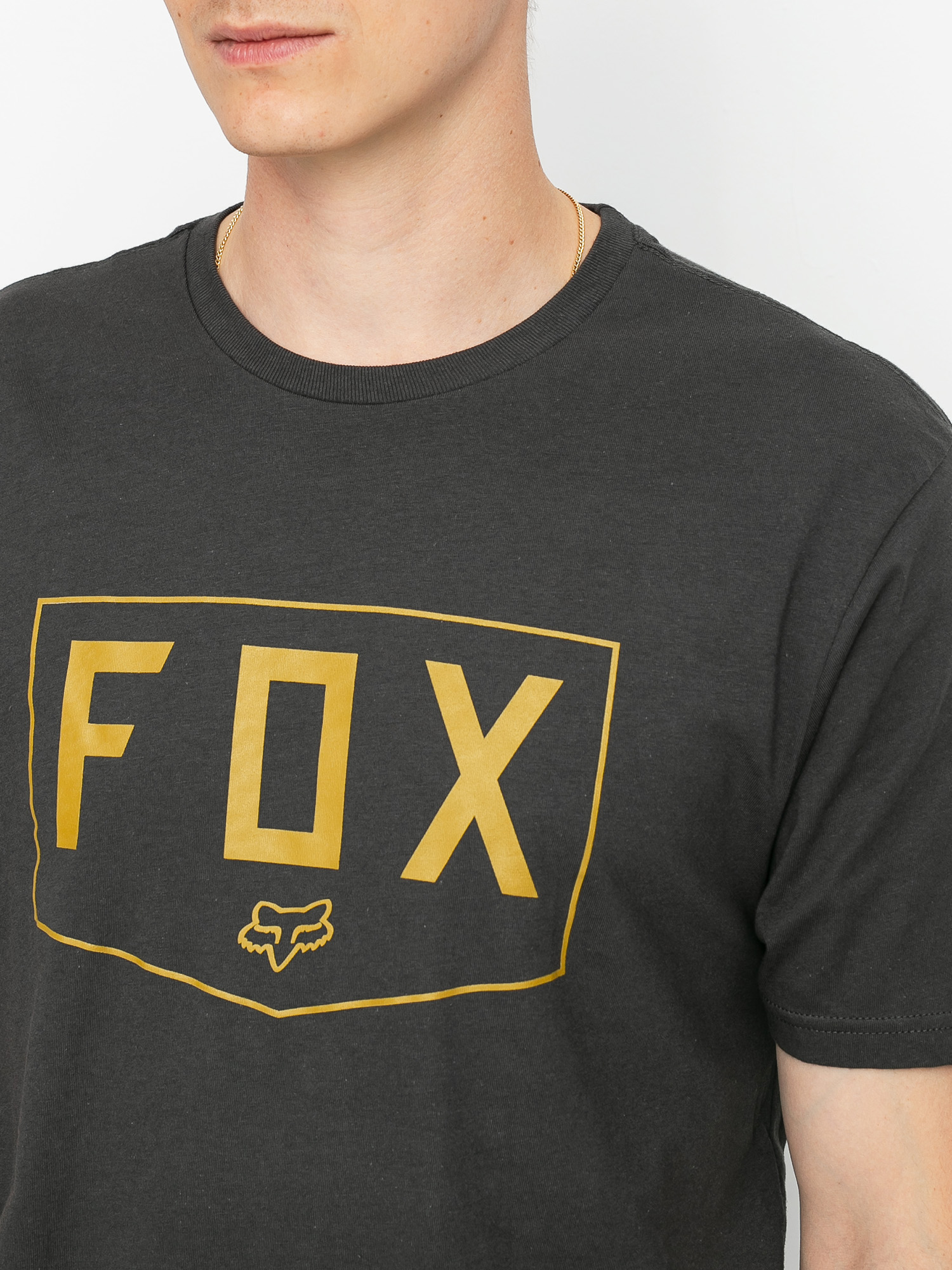 T-shirt Fox Shield Premium (blk/gld)