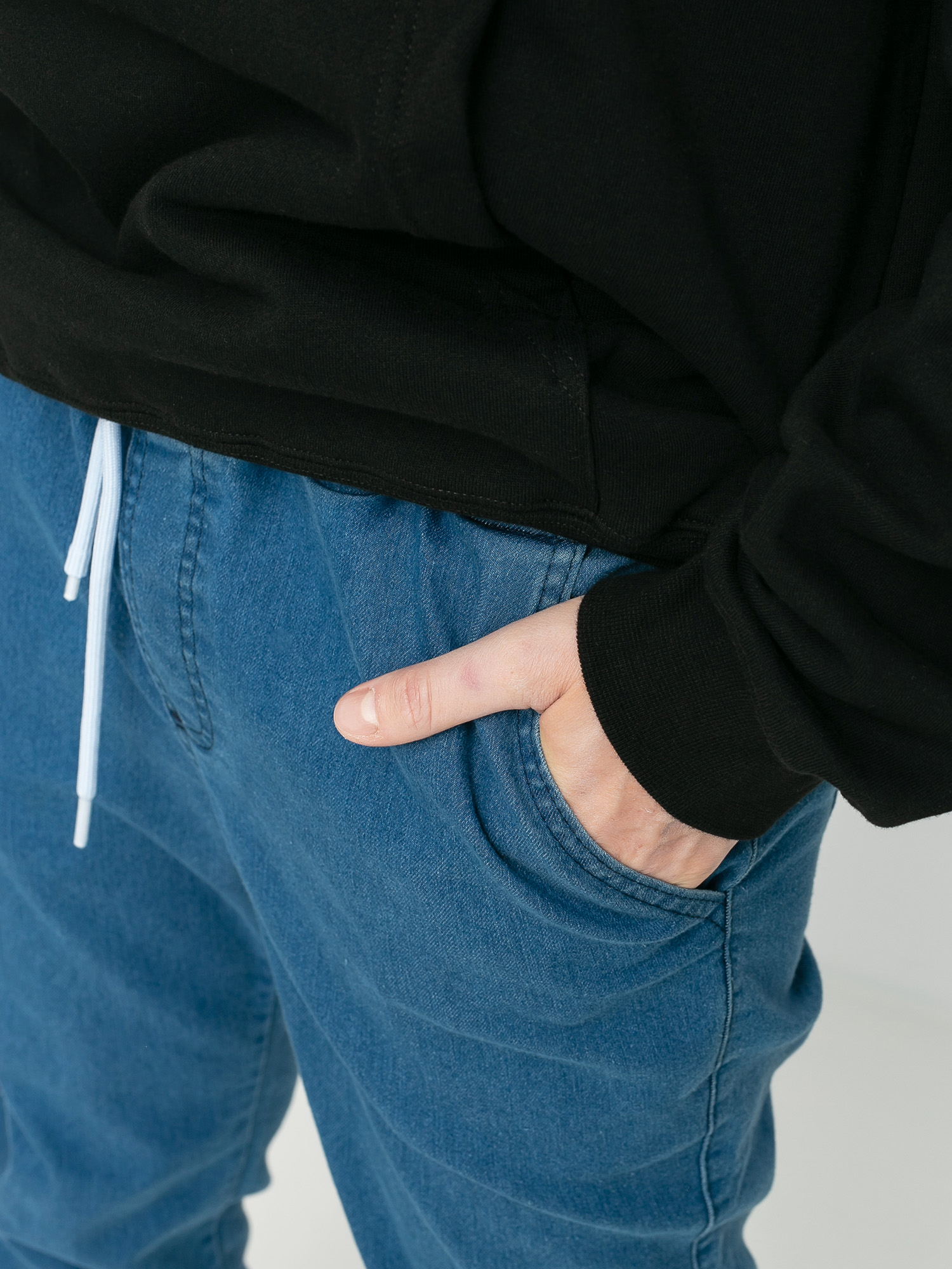 Spodnie Elade Jogger Icon Mini Logo (light blue denim)