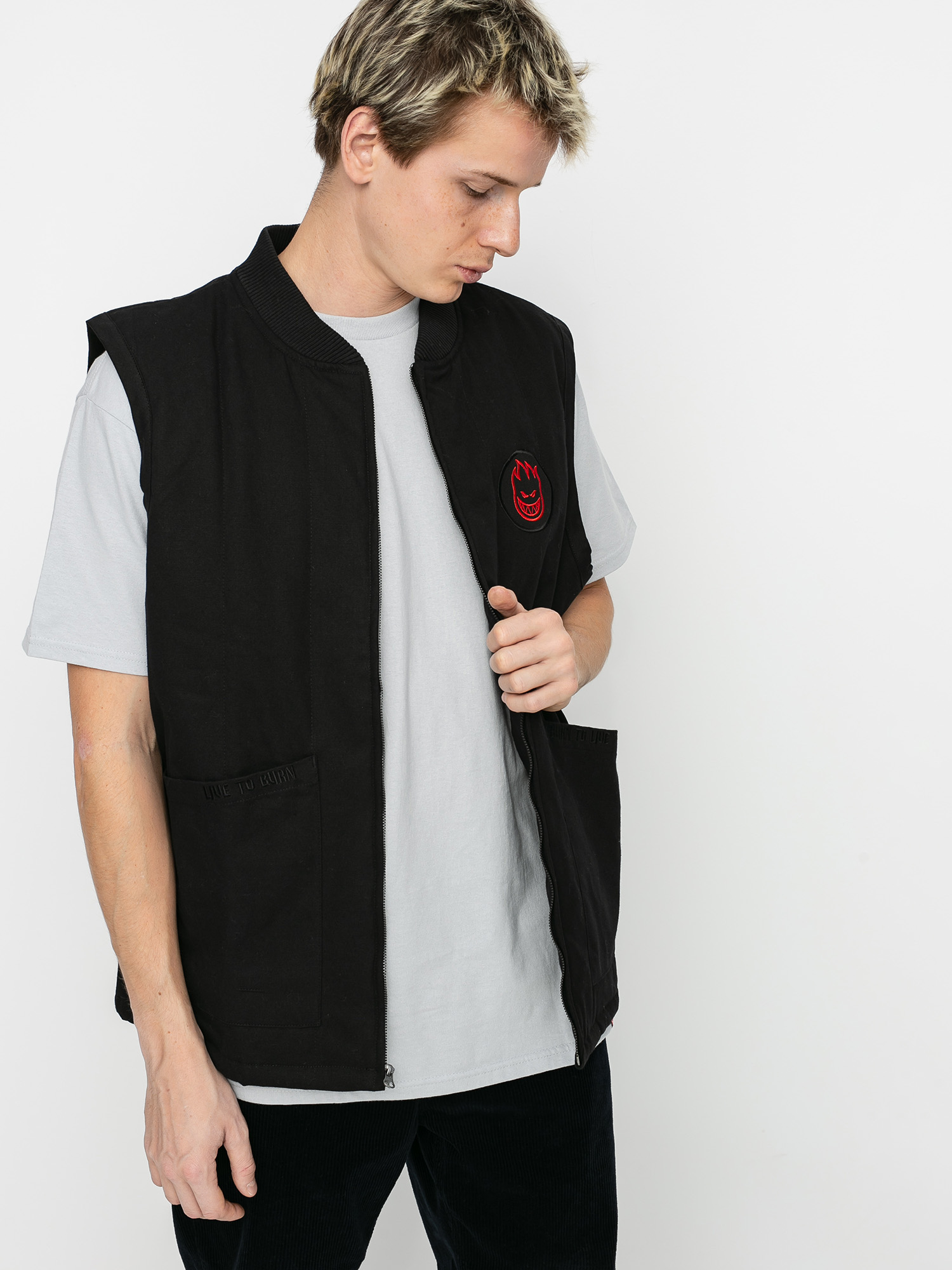 Spitfire Vest Ltb (black/red)