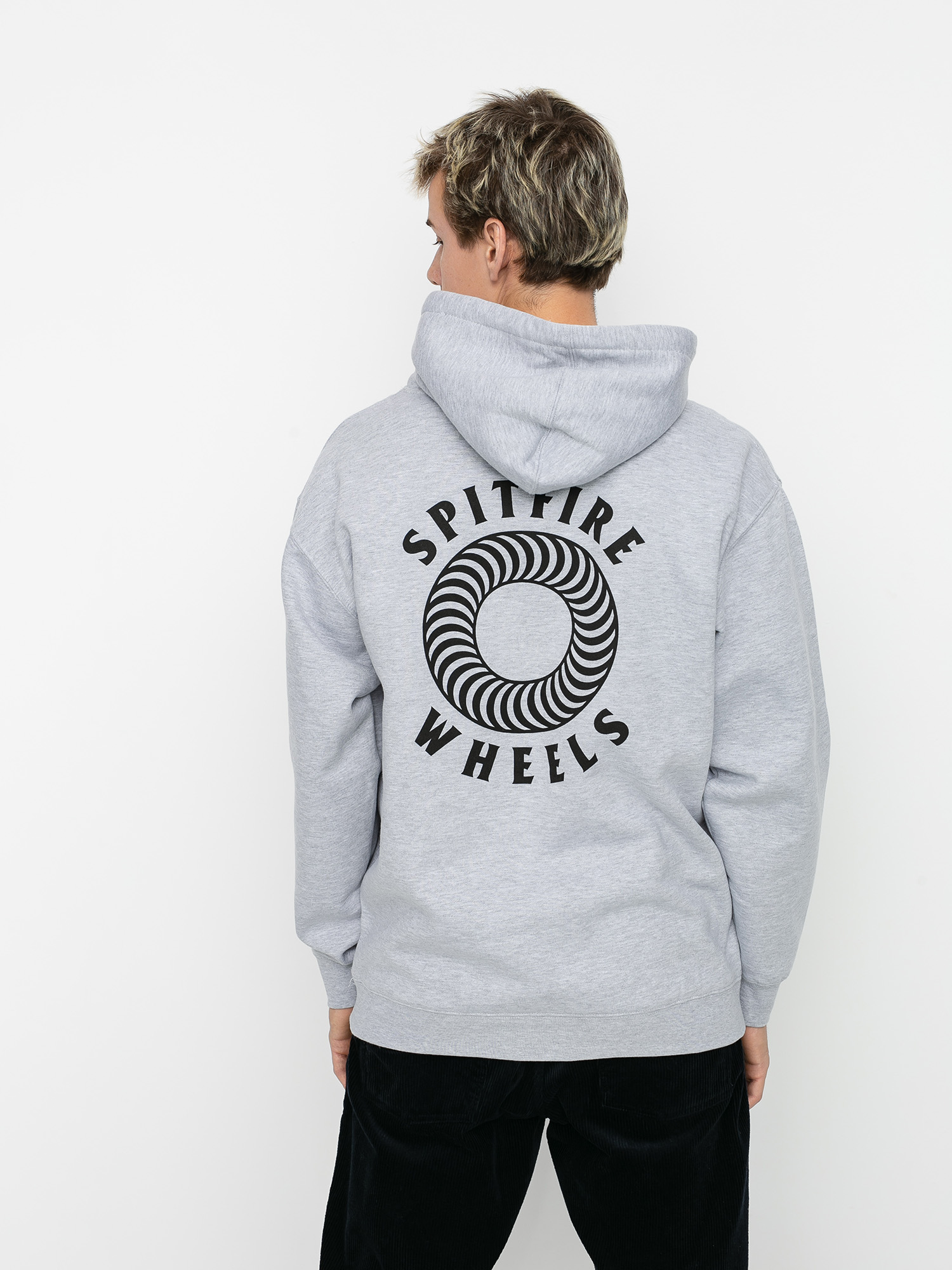 Bluza z kapturem Spitfire Sf Hollow Clsc HD (grey heather)