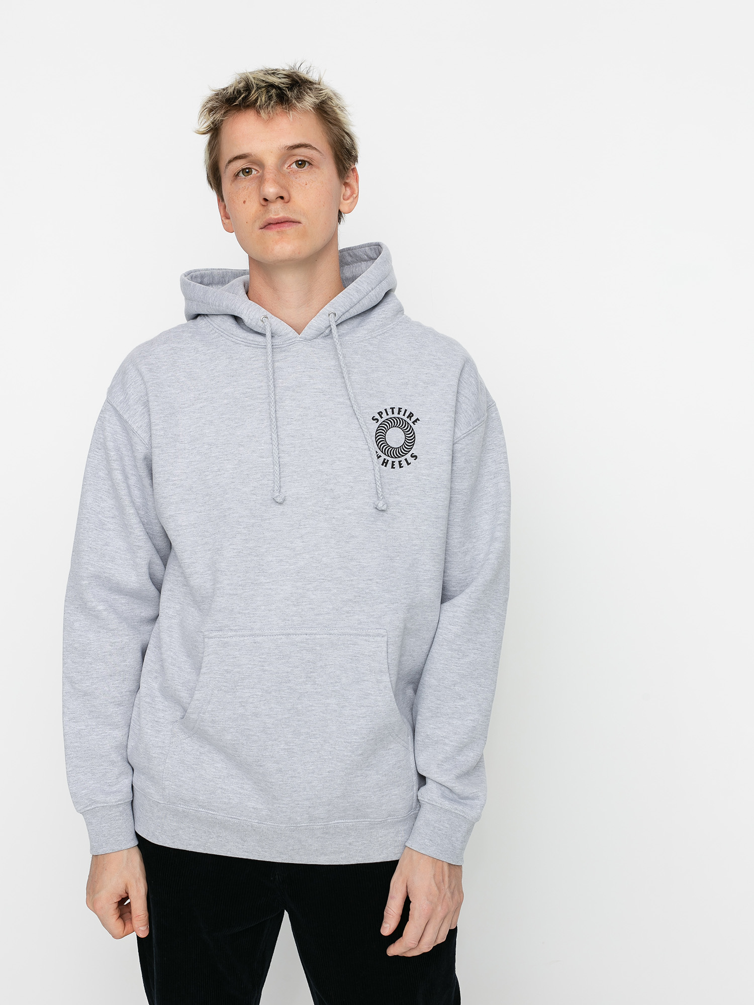 Bluza z kapturem Spitfire Sf Hollow Clsc HD (grey heather)