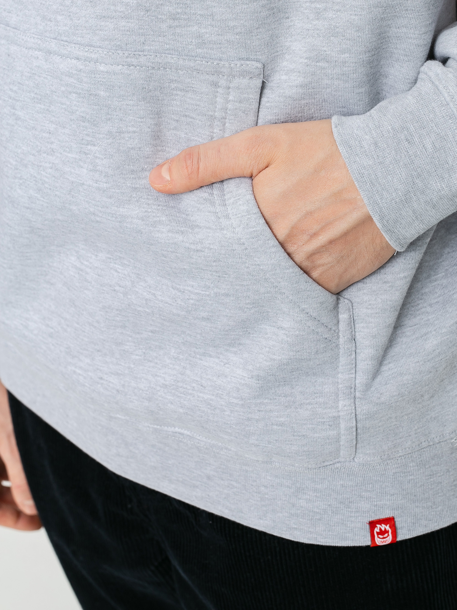 Bluza z kapturem Spitfire Sf Hollow Clsc HD (grey heather)
