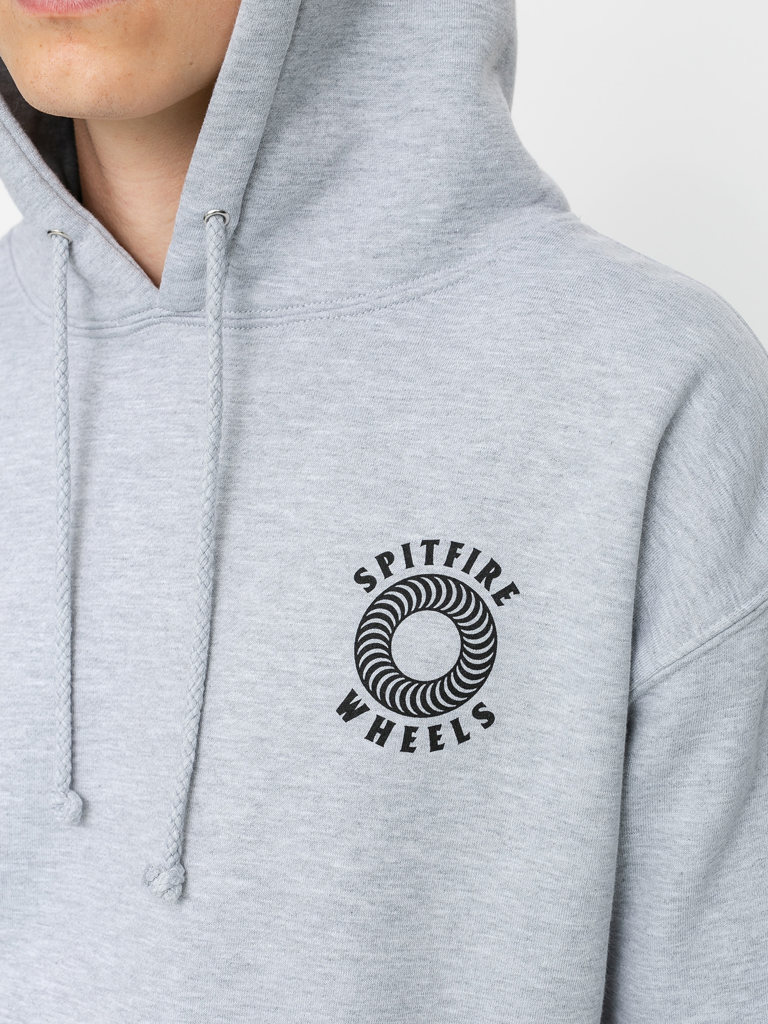 Bluza z kapturem Spitfire Sf Hollow Clsc HD (grey heather)