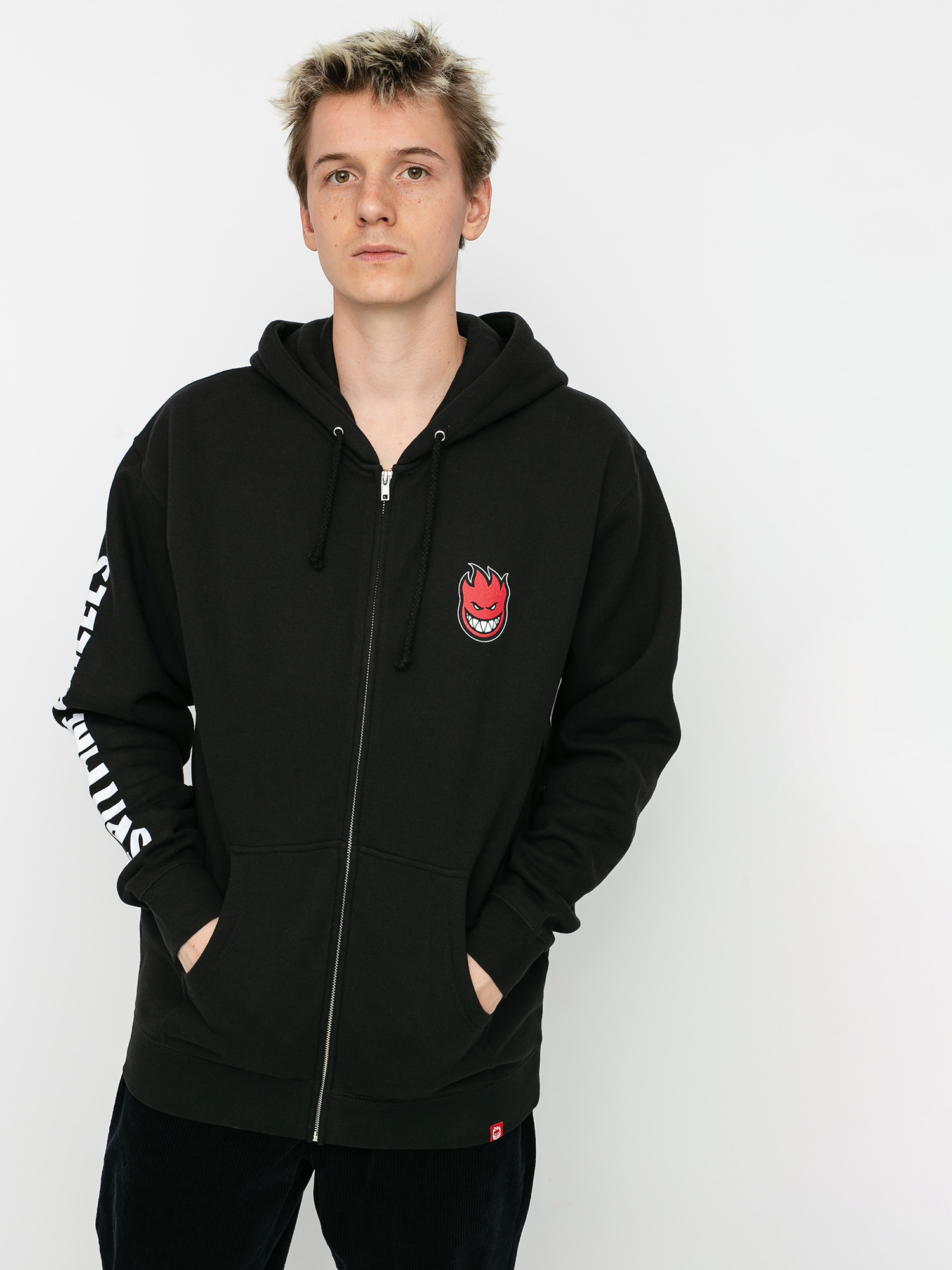 Bluza z kapturem Spitfire Lil Bighead Hmbre ZHD (black)
