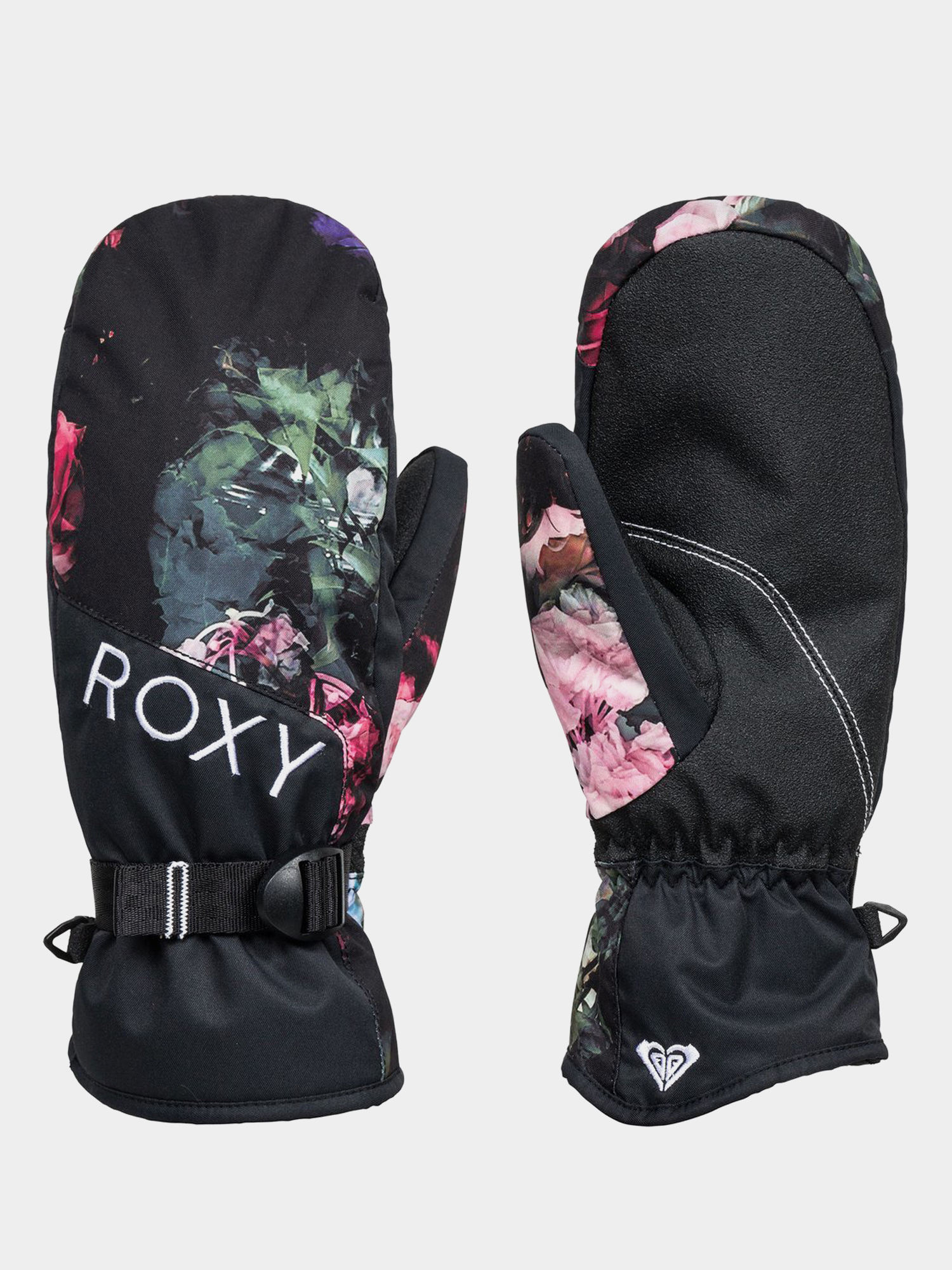 Rękawice Roxy Jetty Mitt Wmn (true black blooming party)