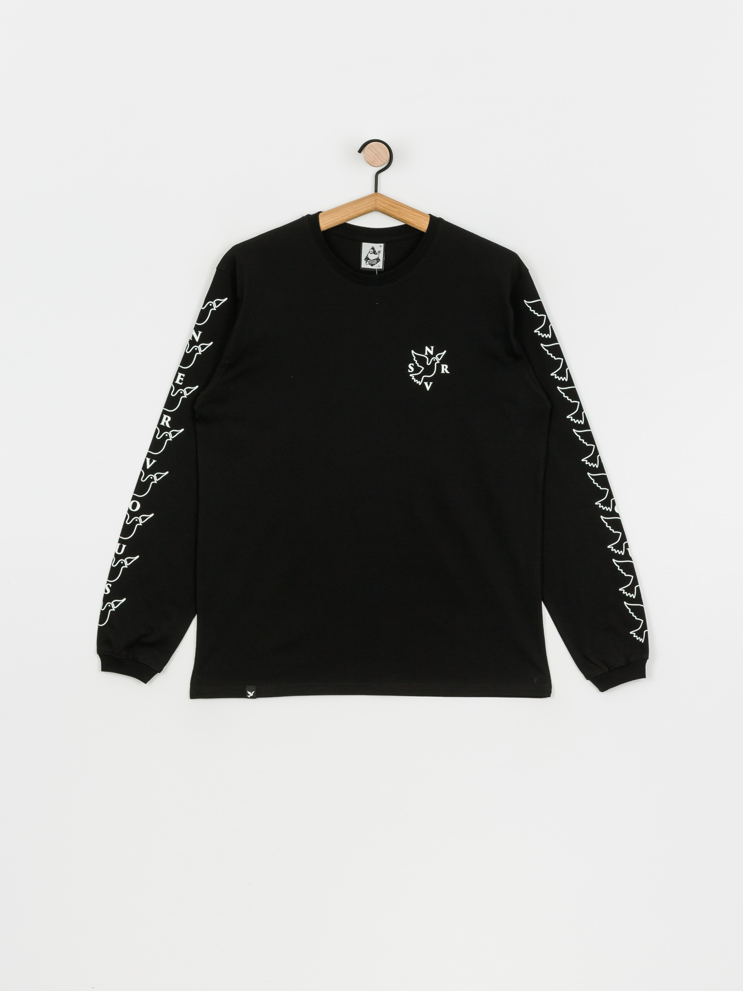 Longsleeve Nervous Cross (black)