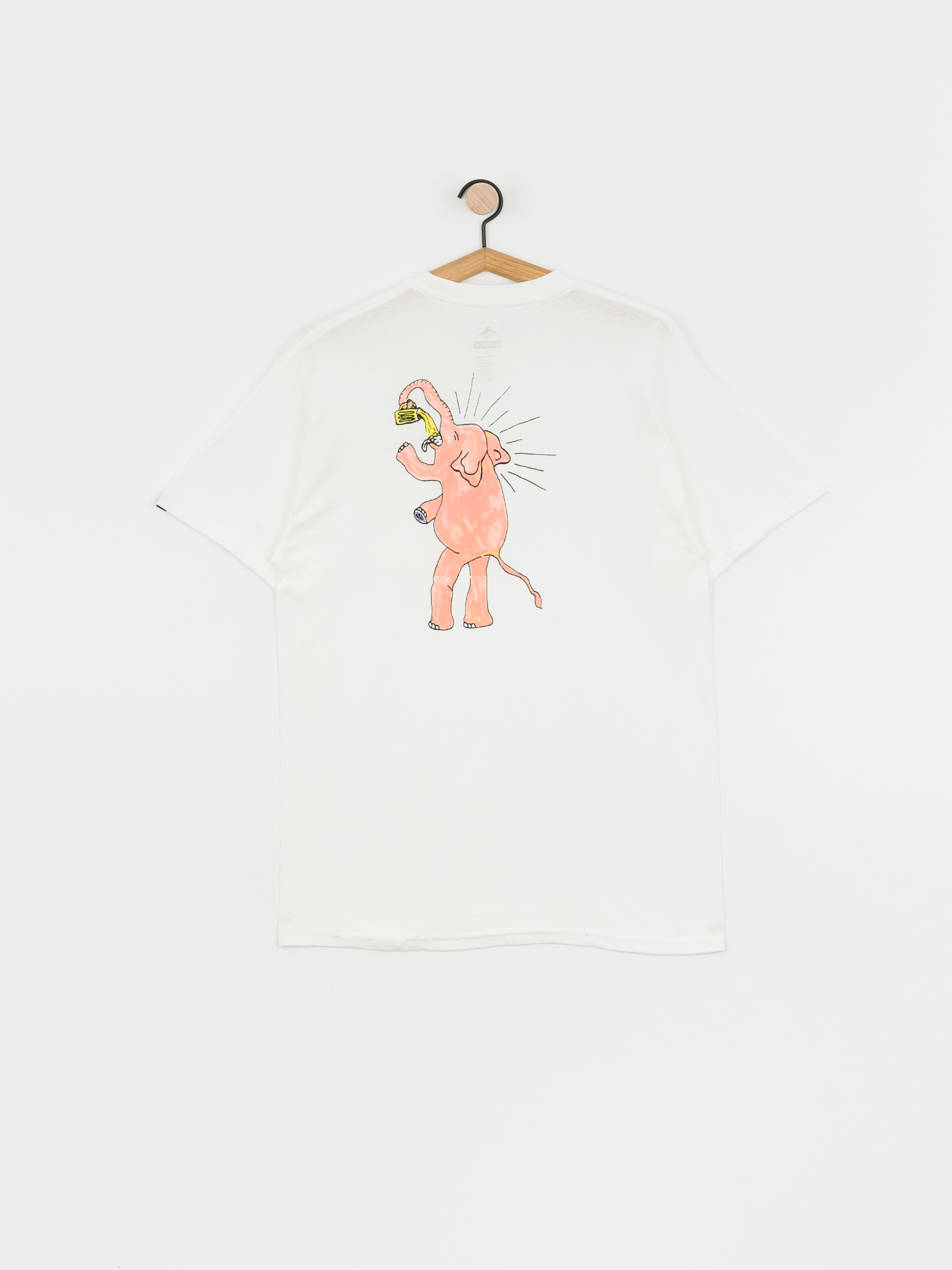 T-shirt Emerica Pink Elephant (white)