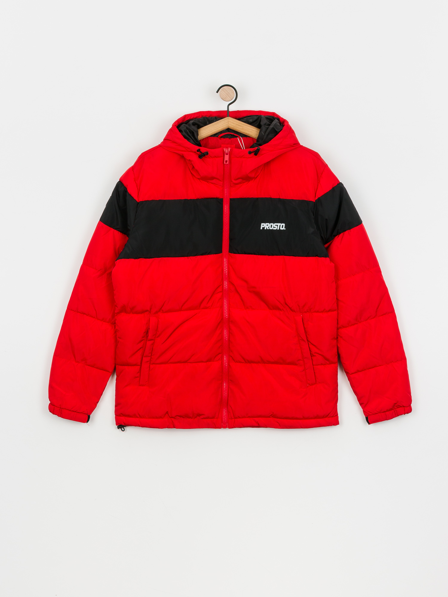 Kurtka Prosto Winter Adament (red/black)