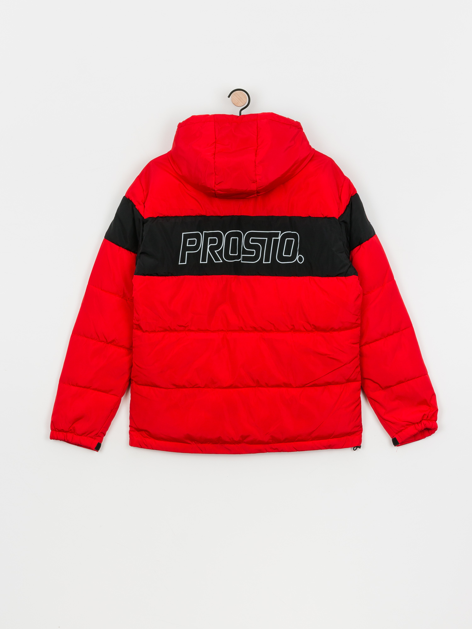 Kurtka Prosto Winter Adament (red/black)