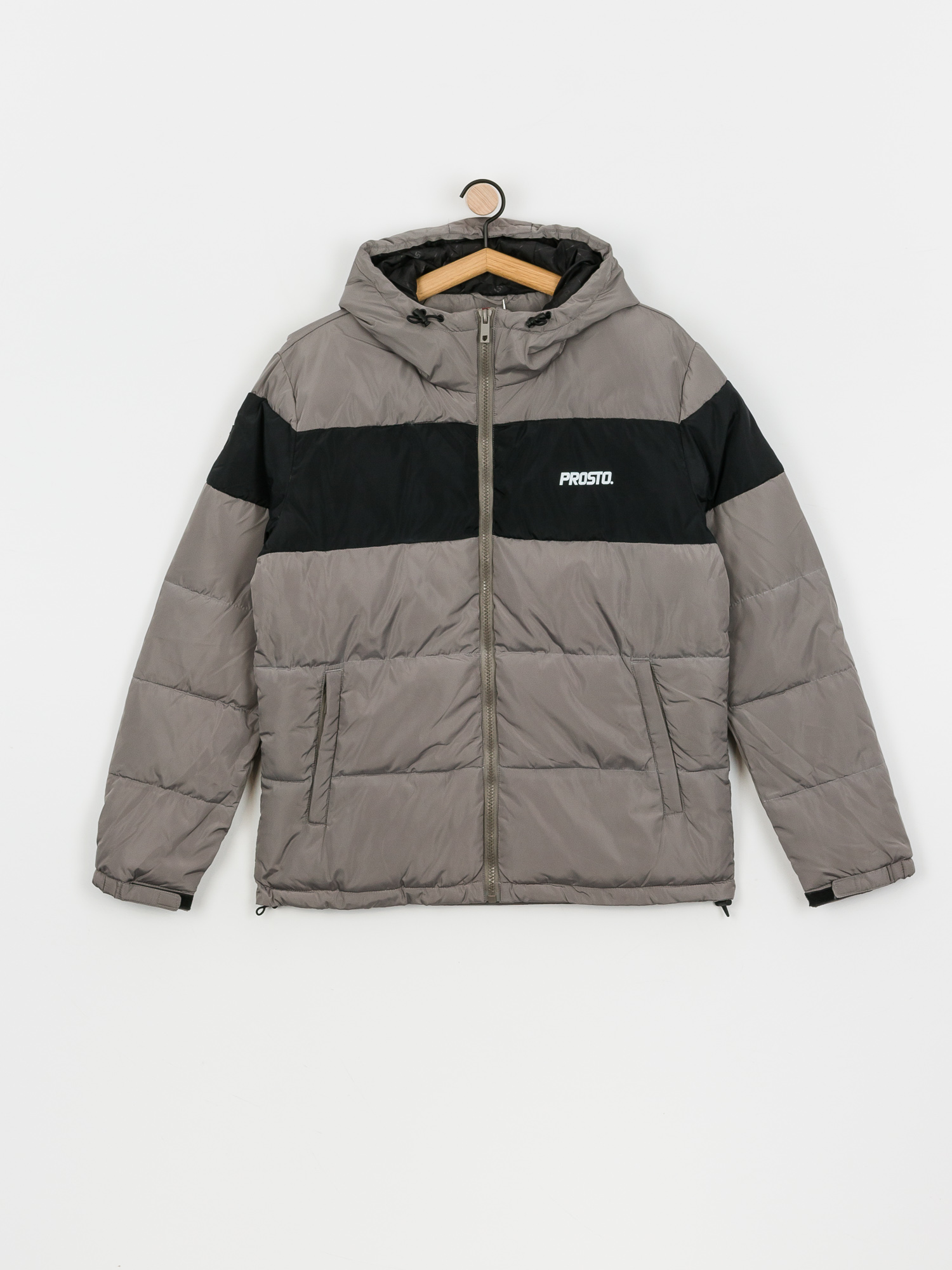 Kurtka Prosto Winter Adament (black/grey)