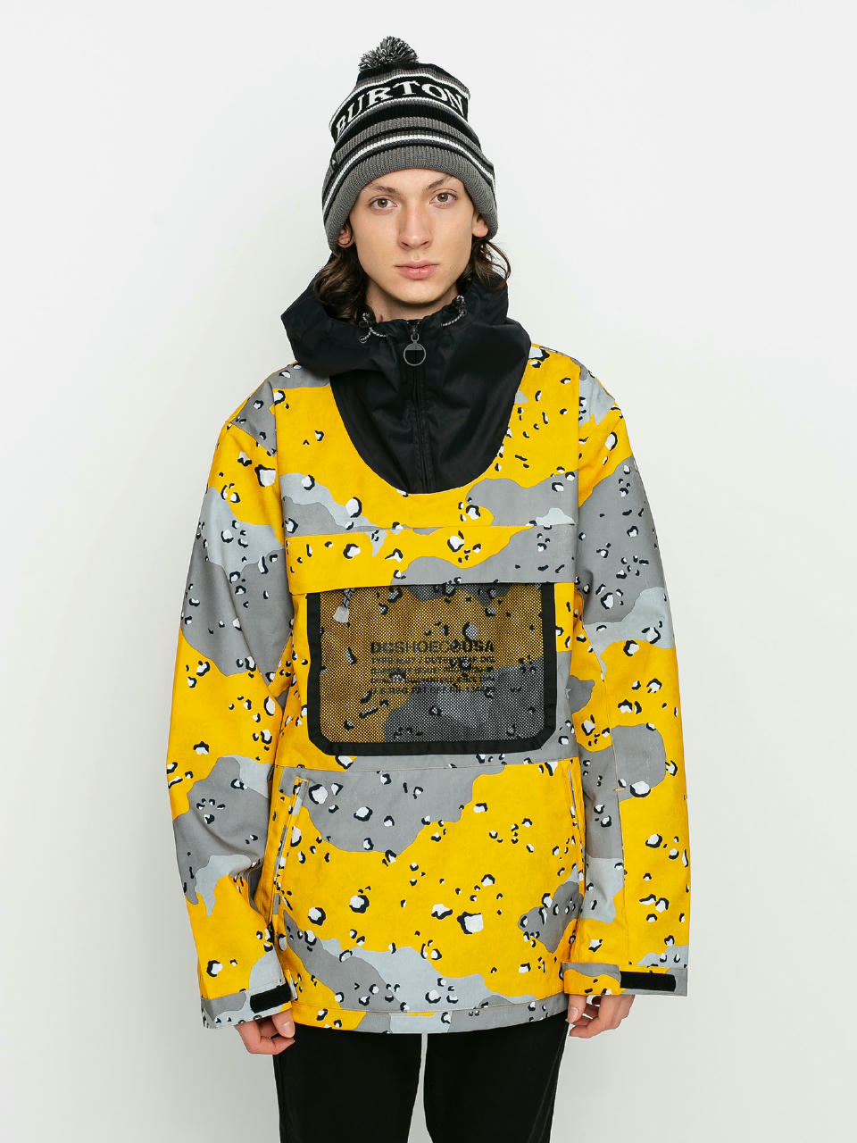 Męska Kurtka snowboardowa DC Asap Anorak (chocolate chip lemon chro camo)