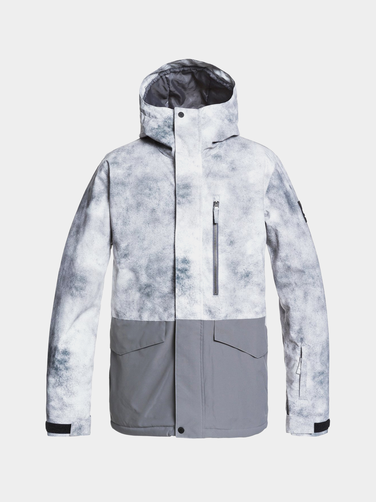 Męska Kurtka snowboardowa Quiksilver Mission Printed Block (iron gate x-posure)