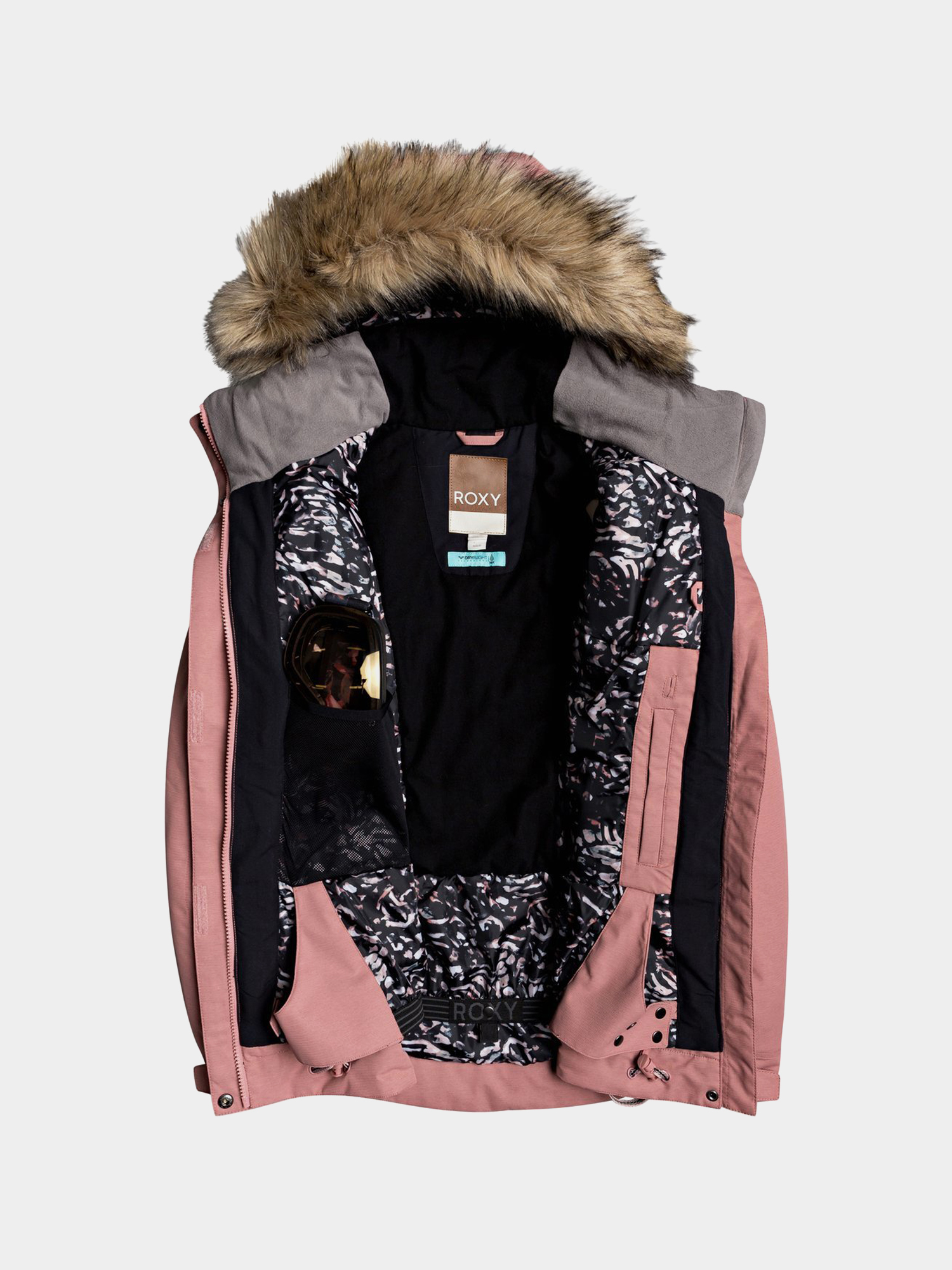 Damska Kurtka snowboardowa Roxy Meade (dusty rose)