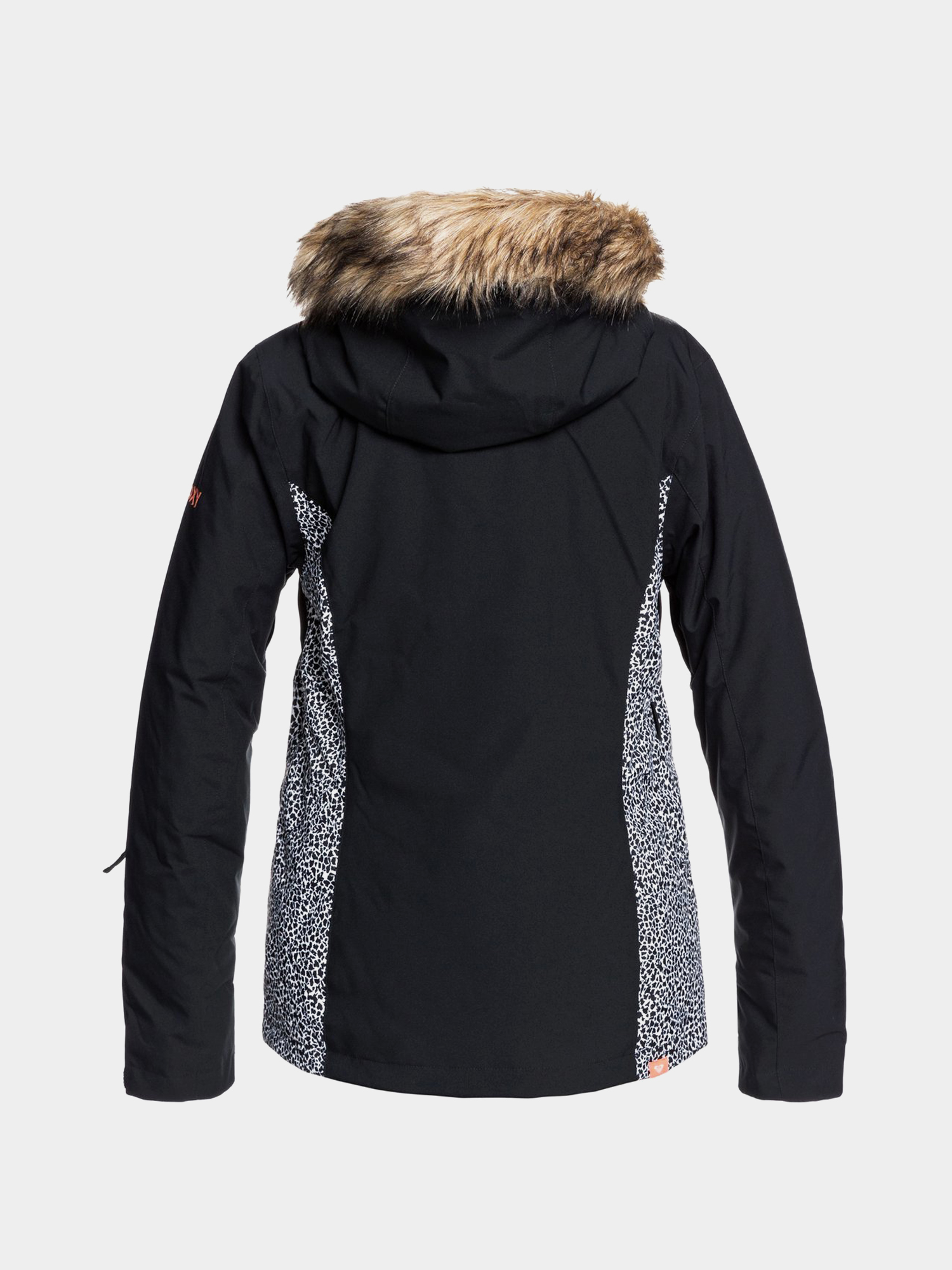 Damska Kurtka snowboardowa Roxy Jet Ski (true black pop animal)