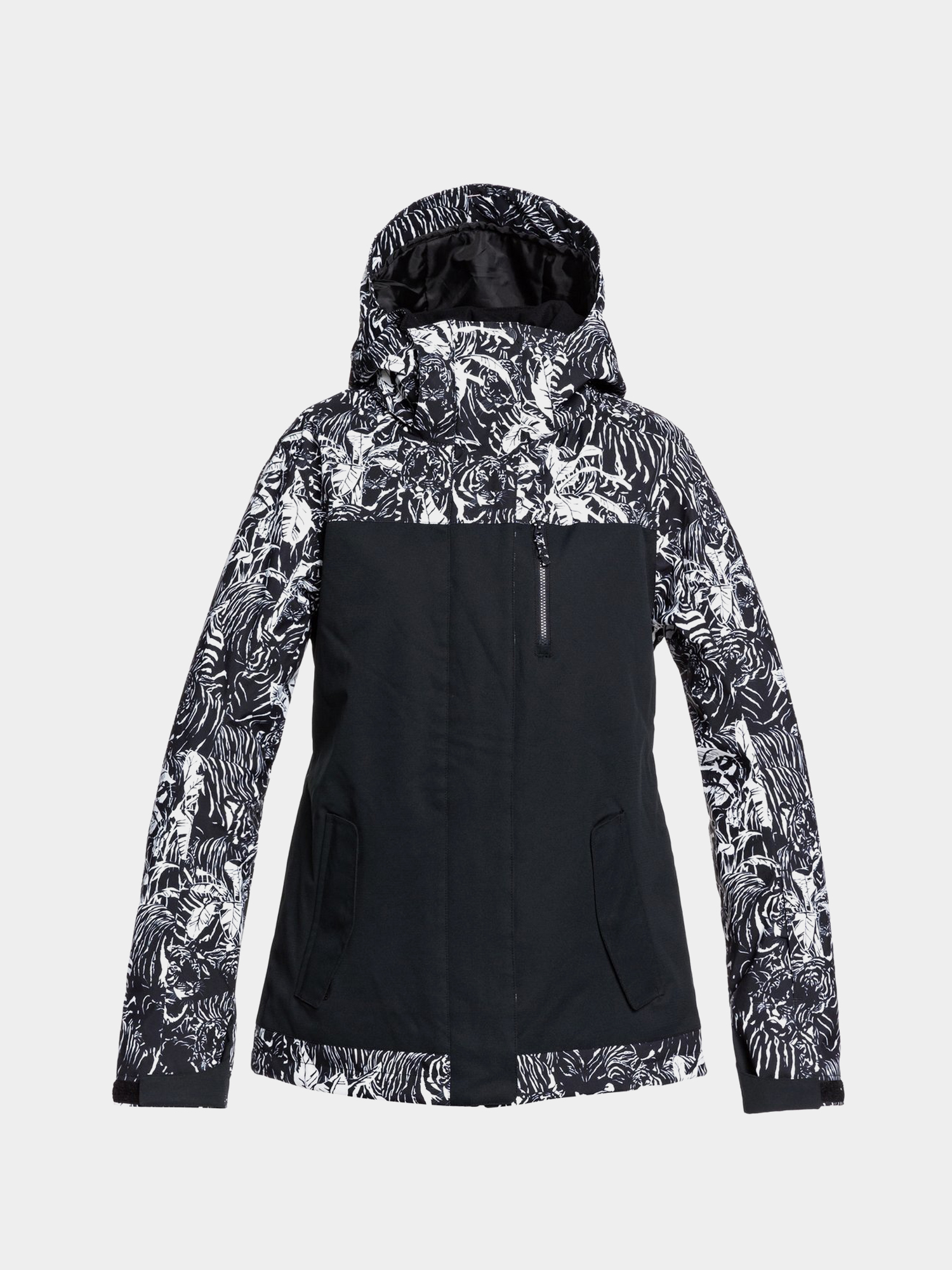 Damska Kurtka snowboardowa Roxy Jetty Block (true black tiger camo)